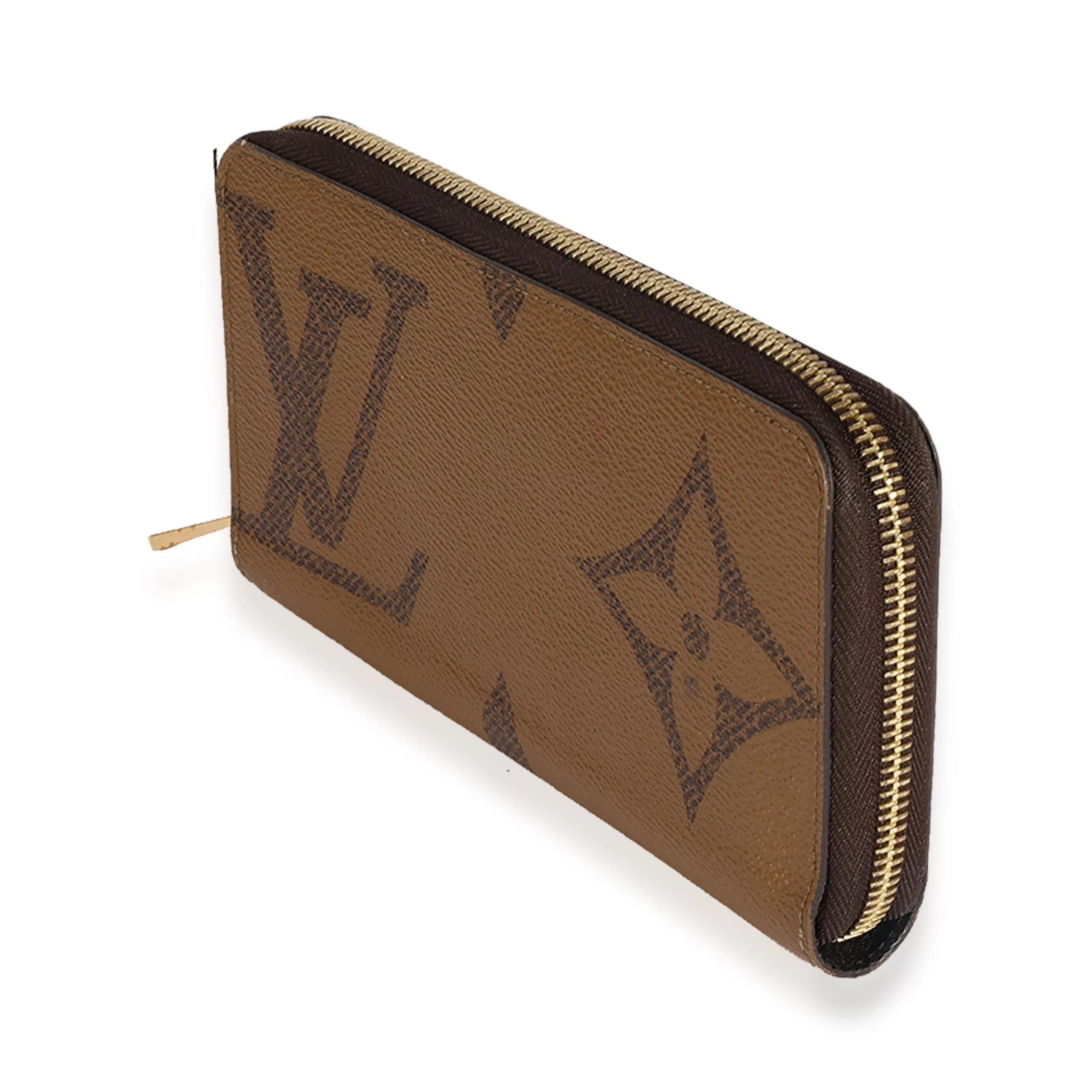 Louis Vuitton Rings Louis Vuitton Monogram Giant Zippy Wallet Brown