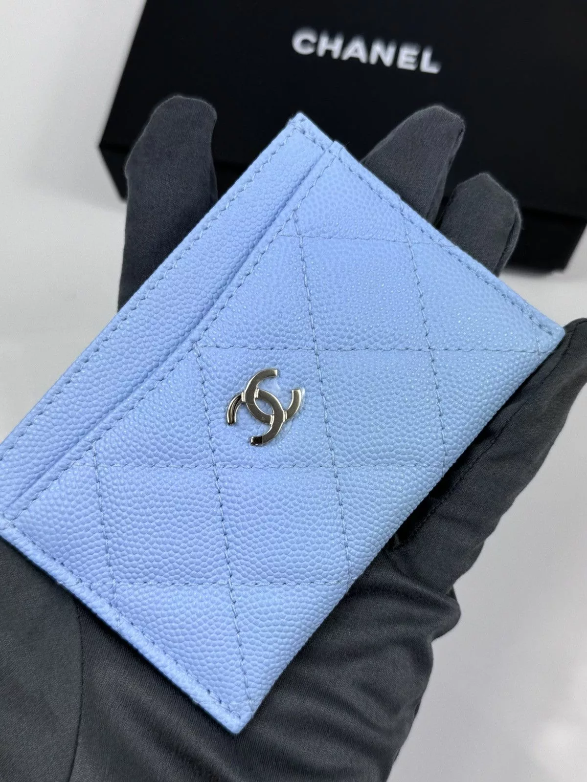 Chanel Wallets CHANEL CARD HOLDER Blue