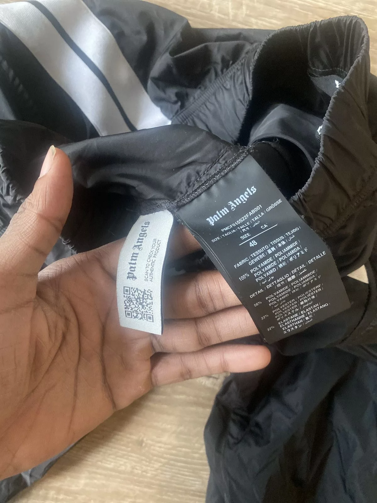 Palm Angels Sweatpants Joggers Palm Angels Palm angel windbreakers Black