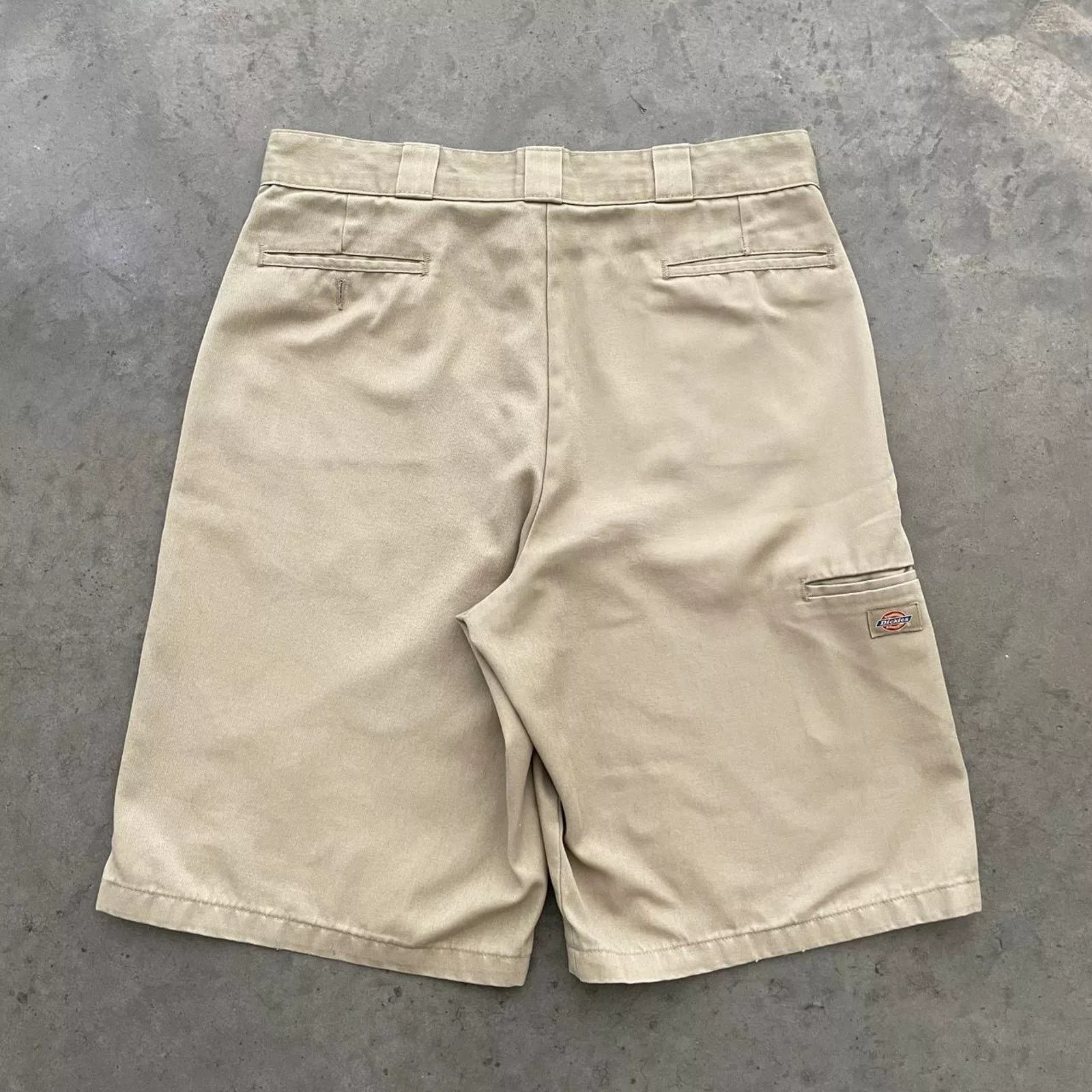 Dickies Shorts Dickies Khaki Flat Front Work Shorts Brown