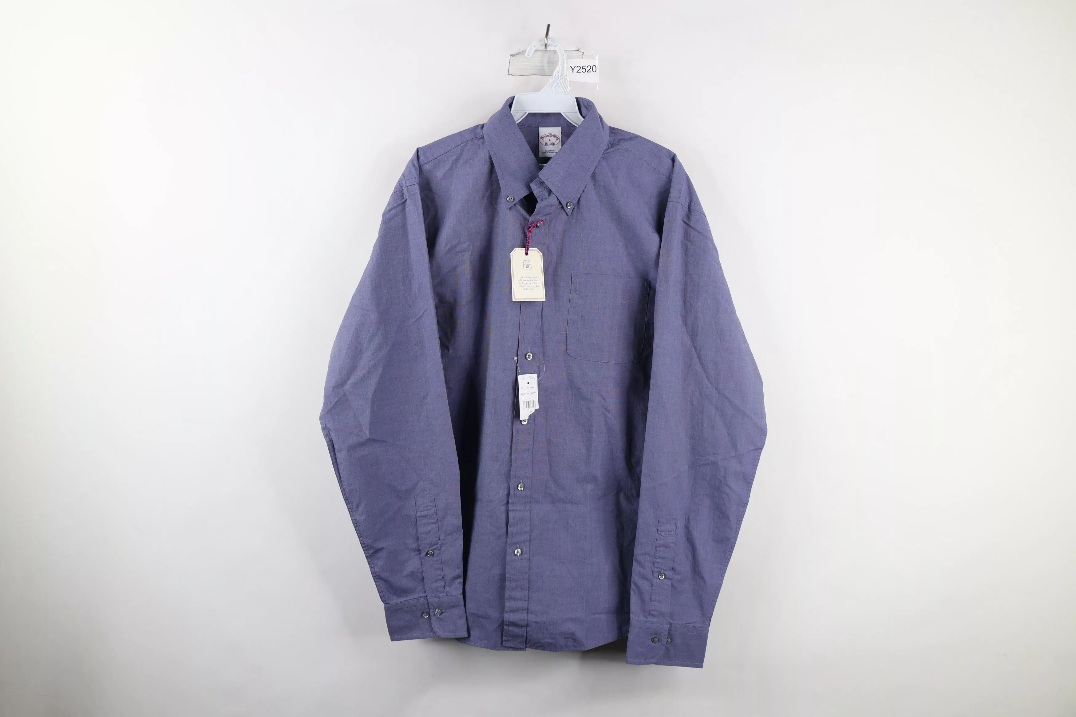 Brooks Brothers Shirts Button Ups Brooks Brothers × Vintage New Brooks Brothers Shirt Collared Button Down Shirt Blue