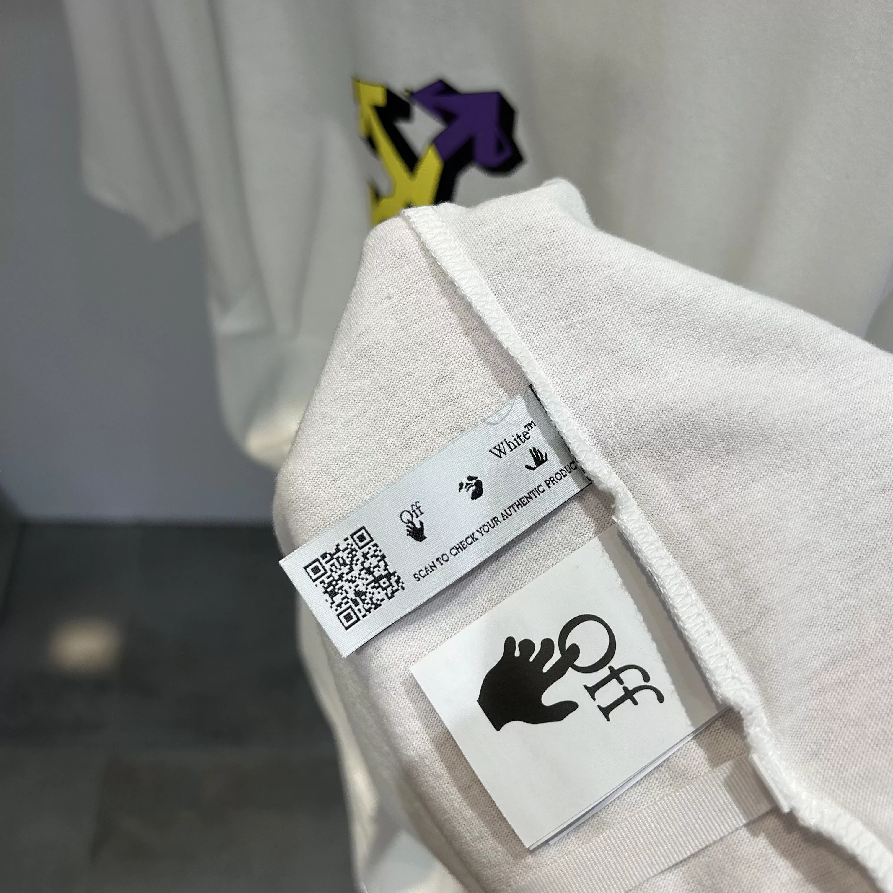Off-White Short Sleeve T Shirts Off-White Wizard Graffiti Tee