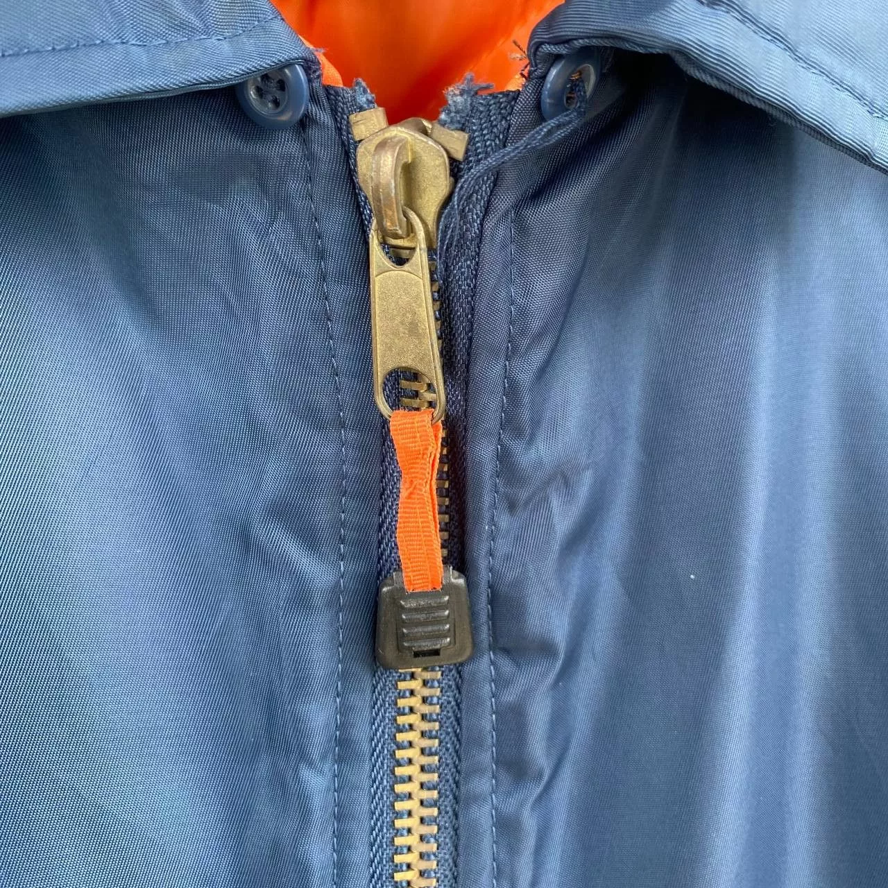 Vintage Bombers Vintage Fire Fox Bomber Jacket multi pocket Sun Faded
