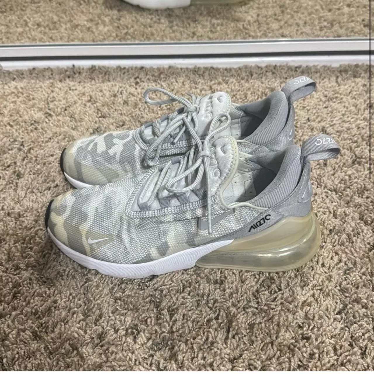 Nike Low Top Sneakers Nike Air Max 270 Grey Camo Gray