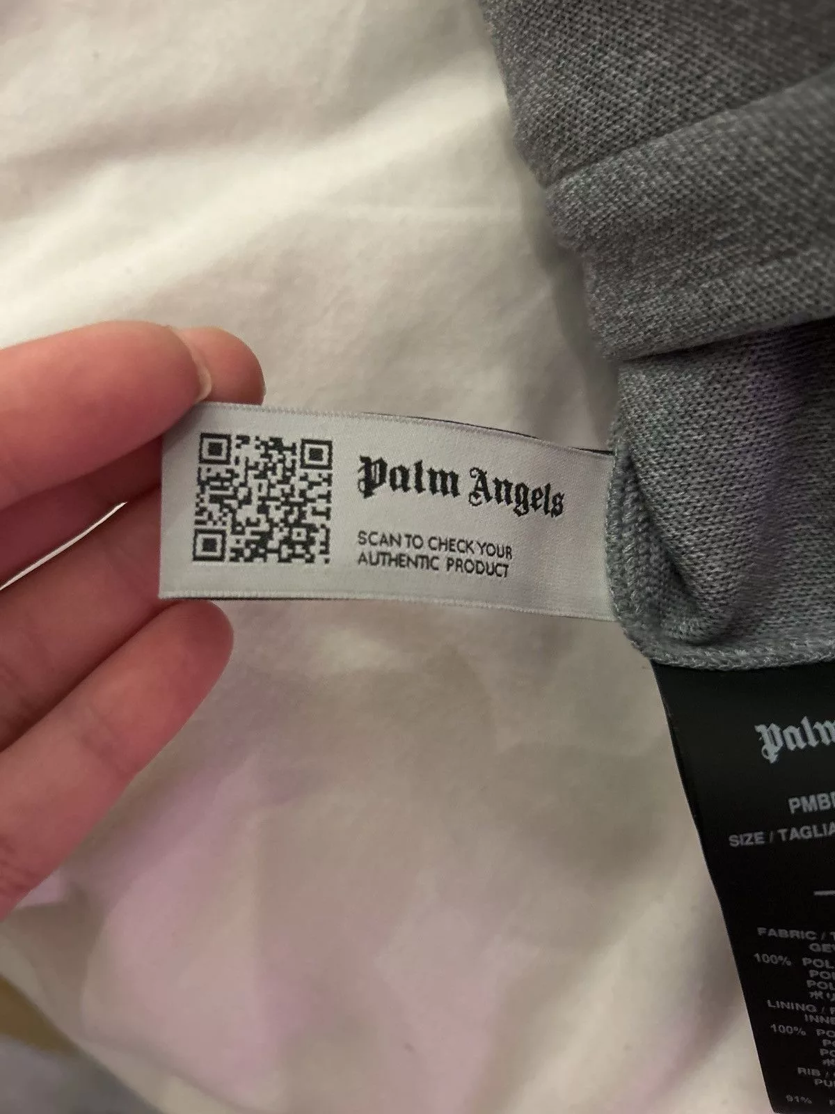 Palm Angels Jackets Palm Angels Palm Angles Track Jacket Gray