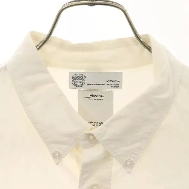 Visvim Shirts Button Ups VISVIM 13SS BECHER POCKET FRINGE SHIRT White