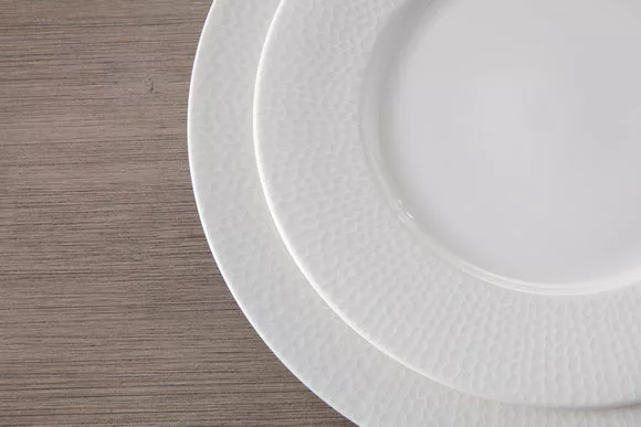 Amanda White Embossed 16pc. Dinnerware Set