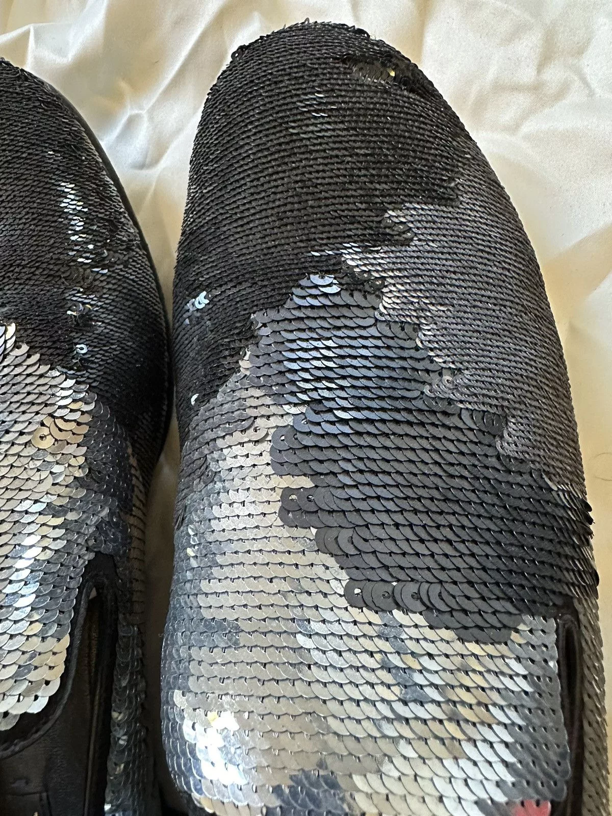 Prada Formal Shoes Sequin Prada loafers Black