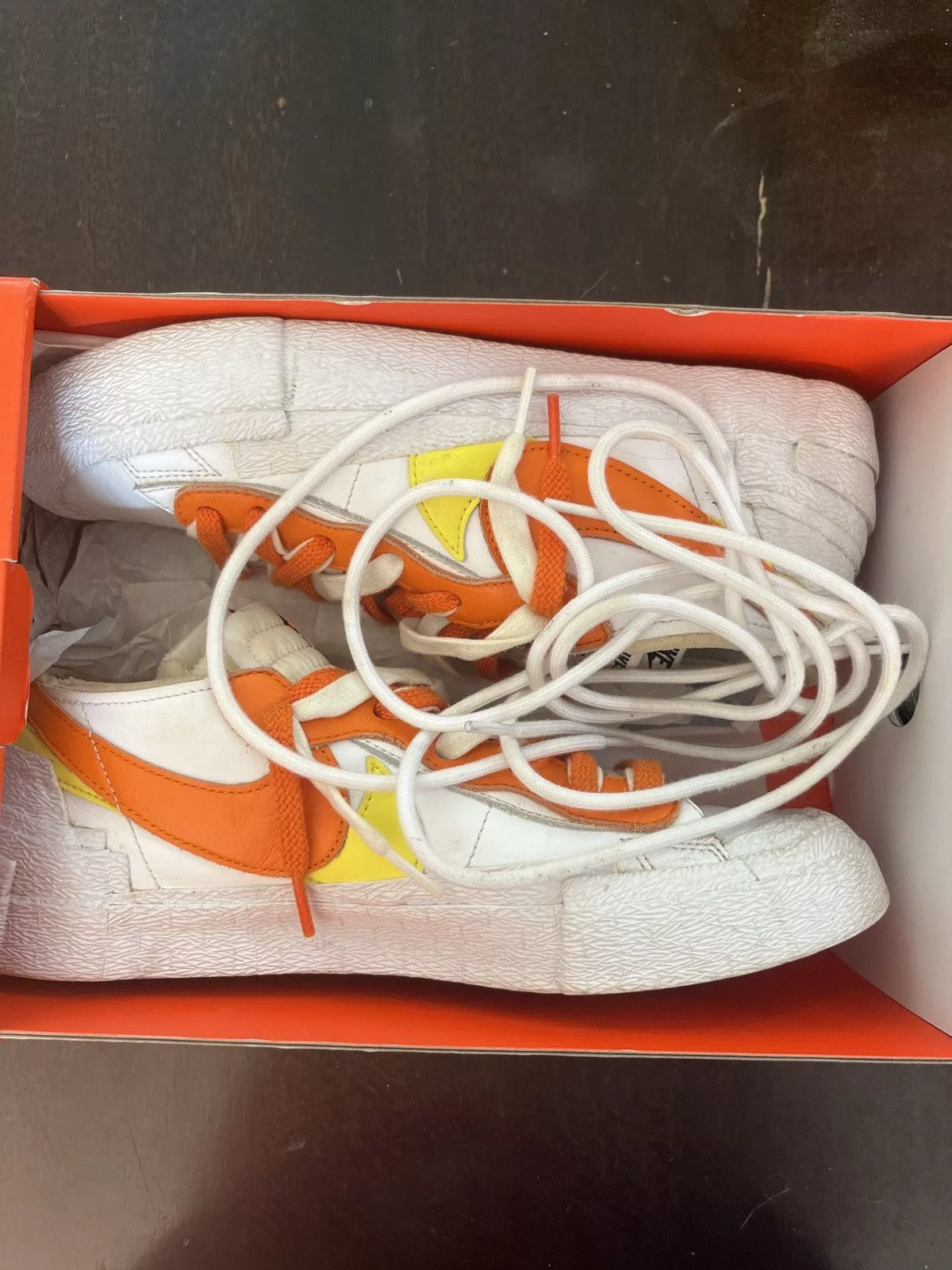 Sacai Low Top Sneakers Sacai Blazer Low White