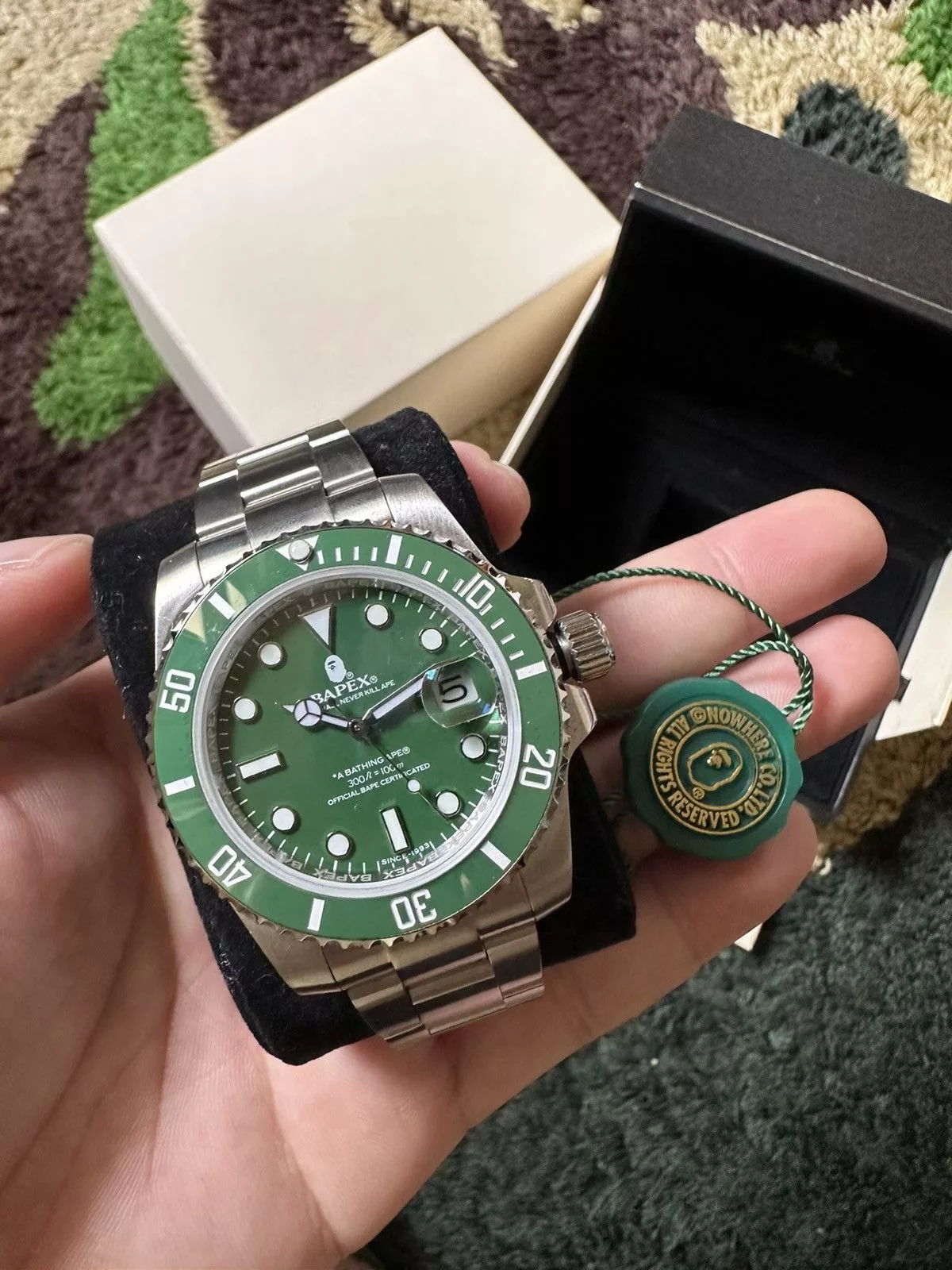 Bape Jewelry Watches Type 3 Bapex (2023) Green