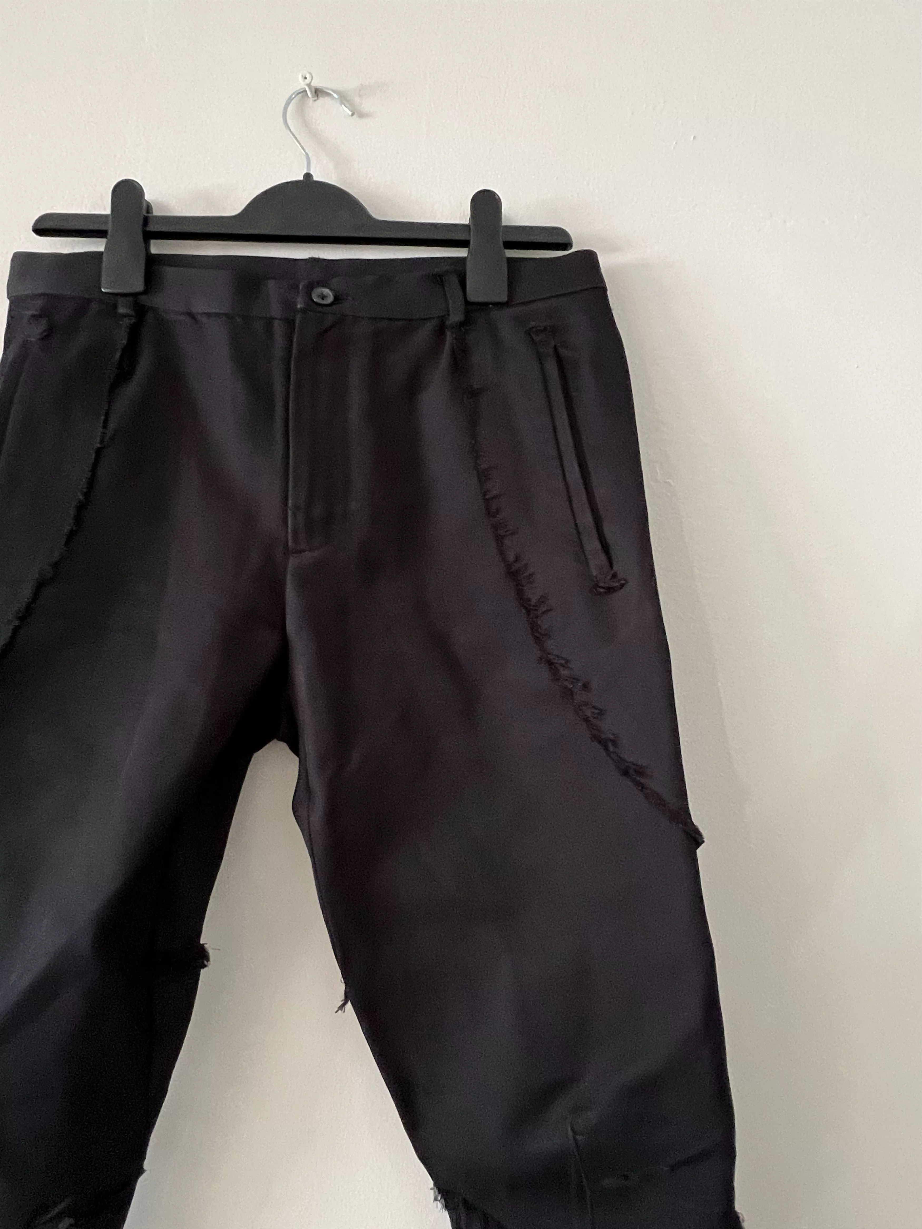 Lanvin Cropped Pants Lanvin Silk Runway Spring 2011 Silk Black Trousers Pant
