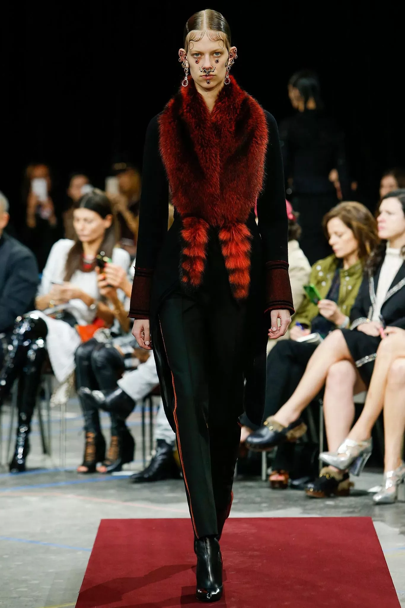 Givenchy Pants Givenchy Fall '15 Runway Sample Piece Wool Pants Black Luxury