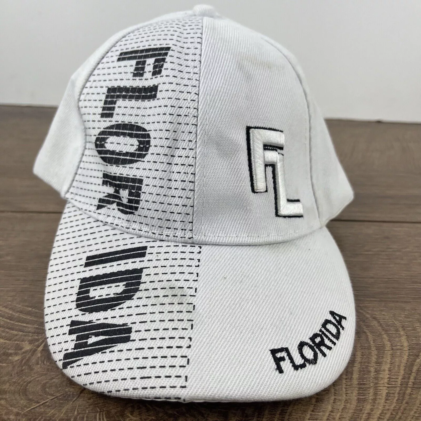 Other Hats Other Florida White Hat Florida Baseball Hat White Adjustable Hat