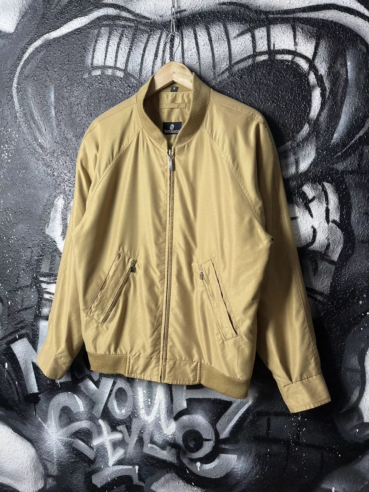 Baracuta Bombers Baracuta × Vintage Baracuta Vintage Bomber Jacket Men’s Size S Beige Streetwear