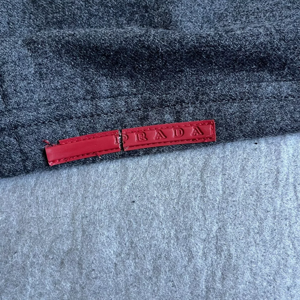 Prada Casual Pants Prada Wool Pants Gray