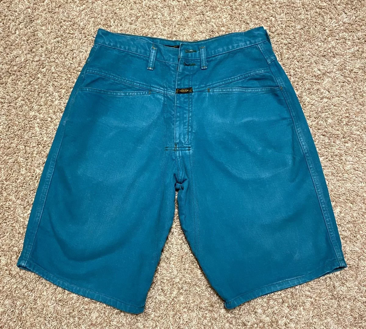 Marithe + Francois Girbaud Shorts Marithe + Francois Girbaud Girbaud Denim Shorts 1990s Blue
