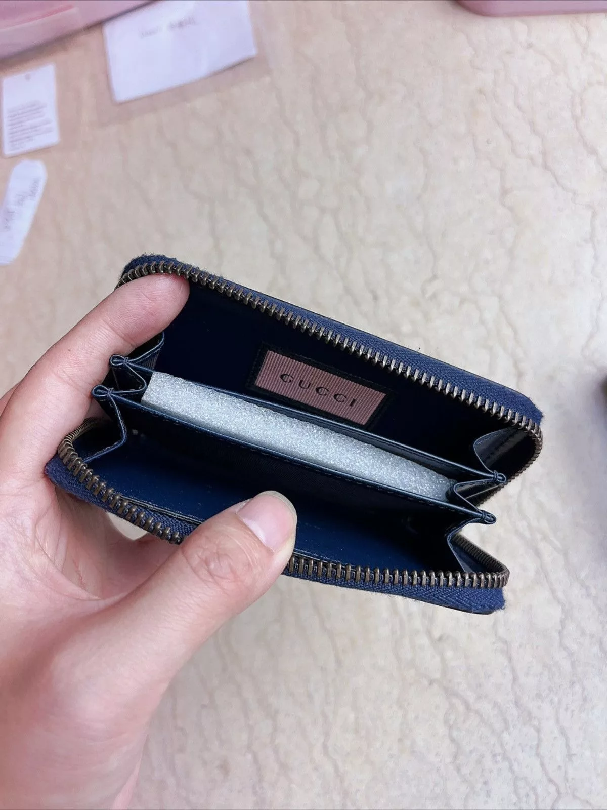 Gucci Wallets Gucci Print wallet Blue