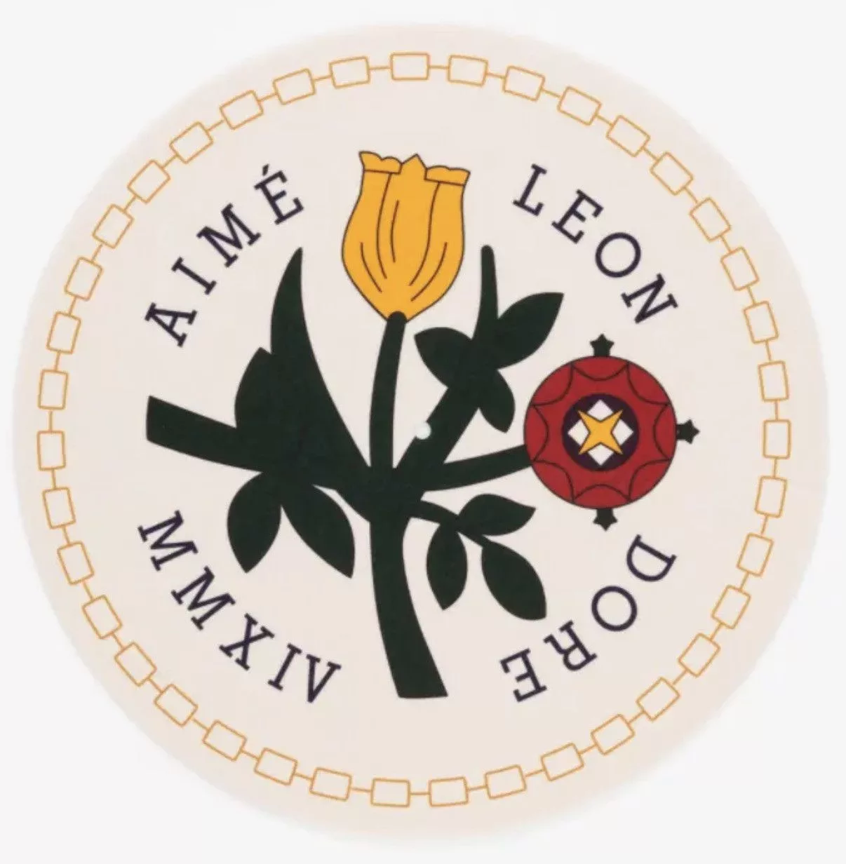 Aime Leon Dore Miscellaneous Aime Leon Dore crest queens slip mat (white)