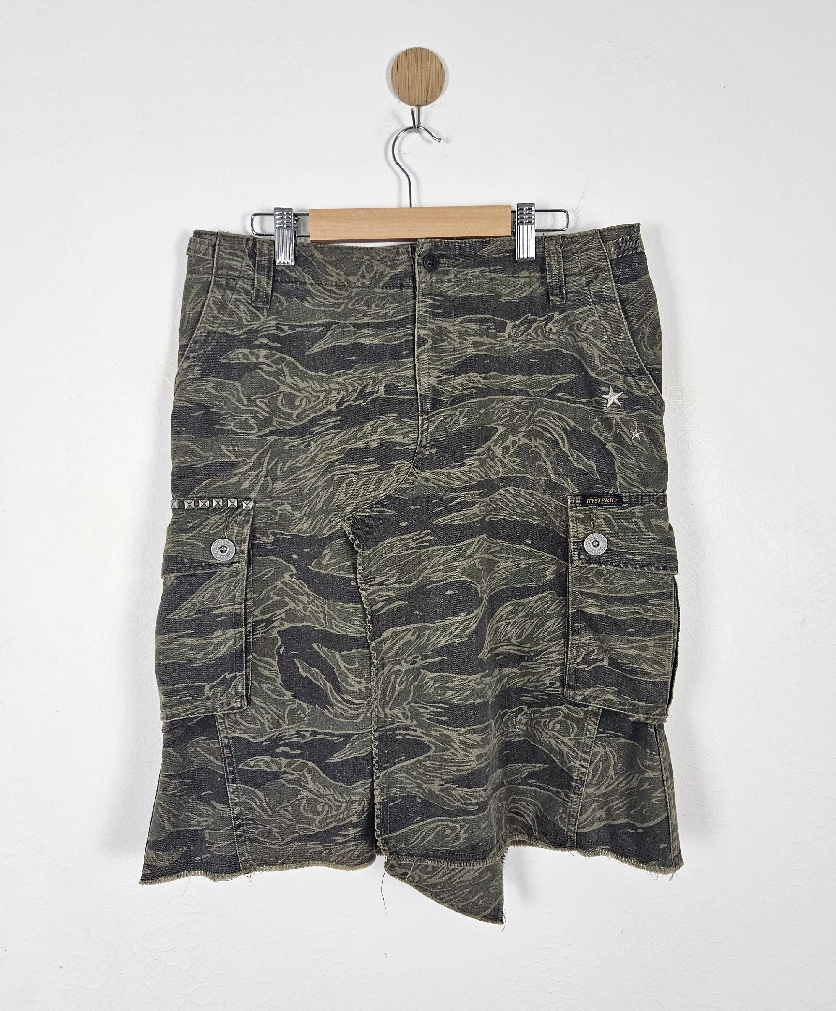 Hysteric Glamour Mini Skirts Hysteric Glamour × Japanese Brand Hysteric Glamour Camouflage Tiger Stripe Skirt Multi Streetwear