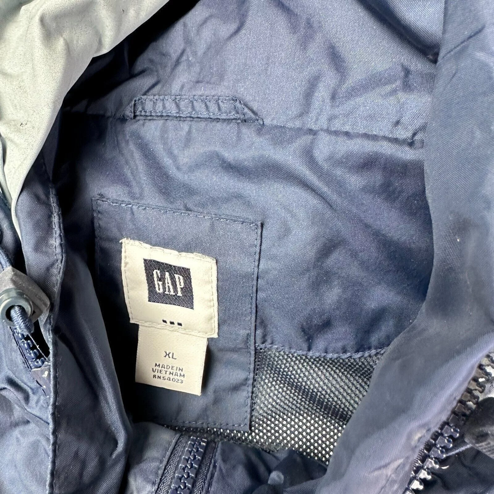 Gap Light Jackets Gap Full Zip Windbreaker Jacket Size XL Rain Jacket Blue