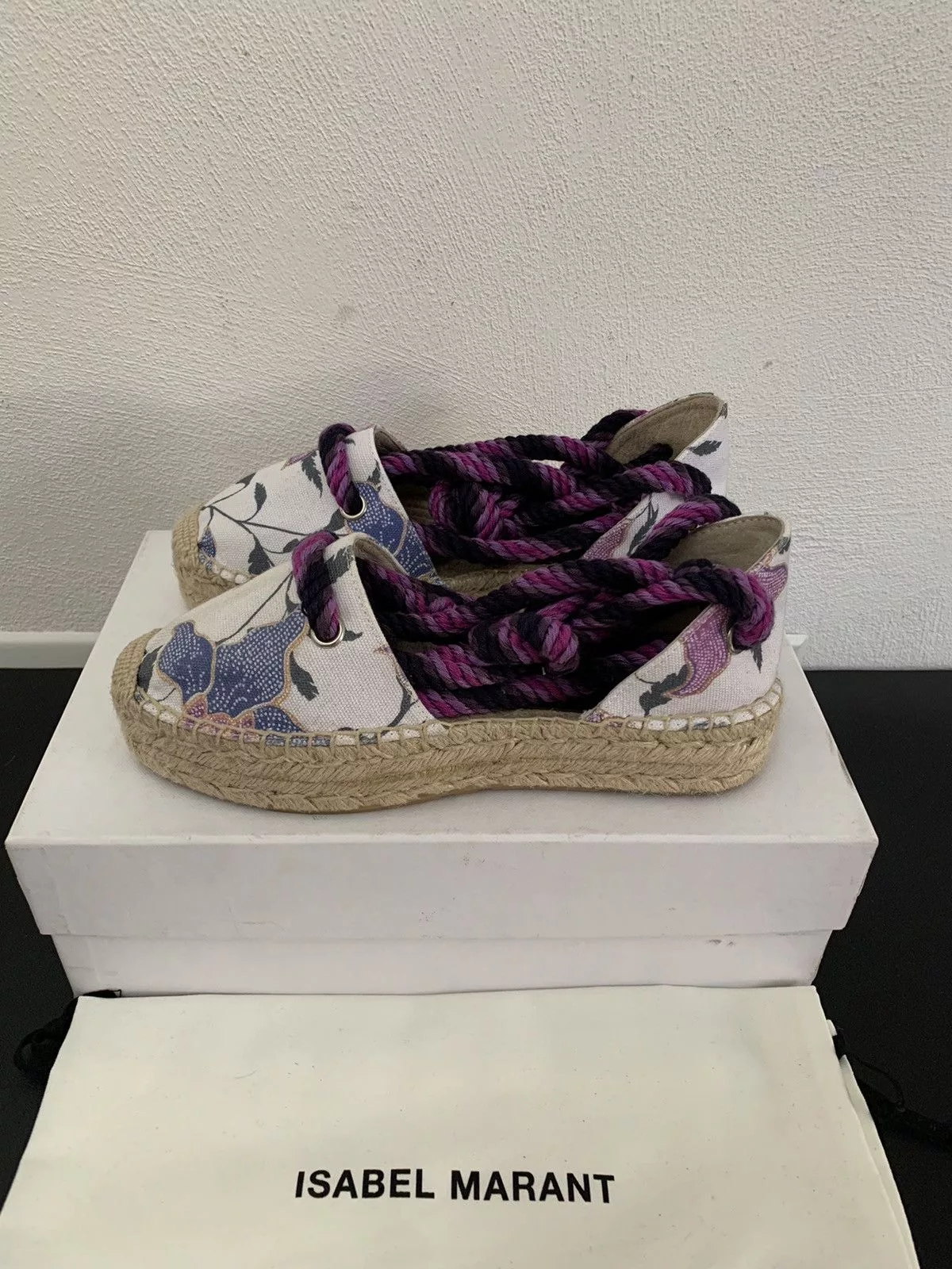 Isabel Marant Sandals Isabel Marant Laced Espadrillas White