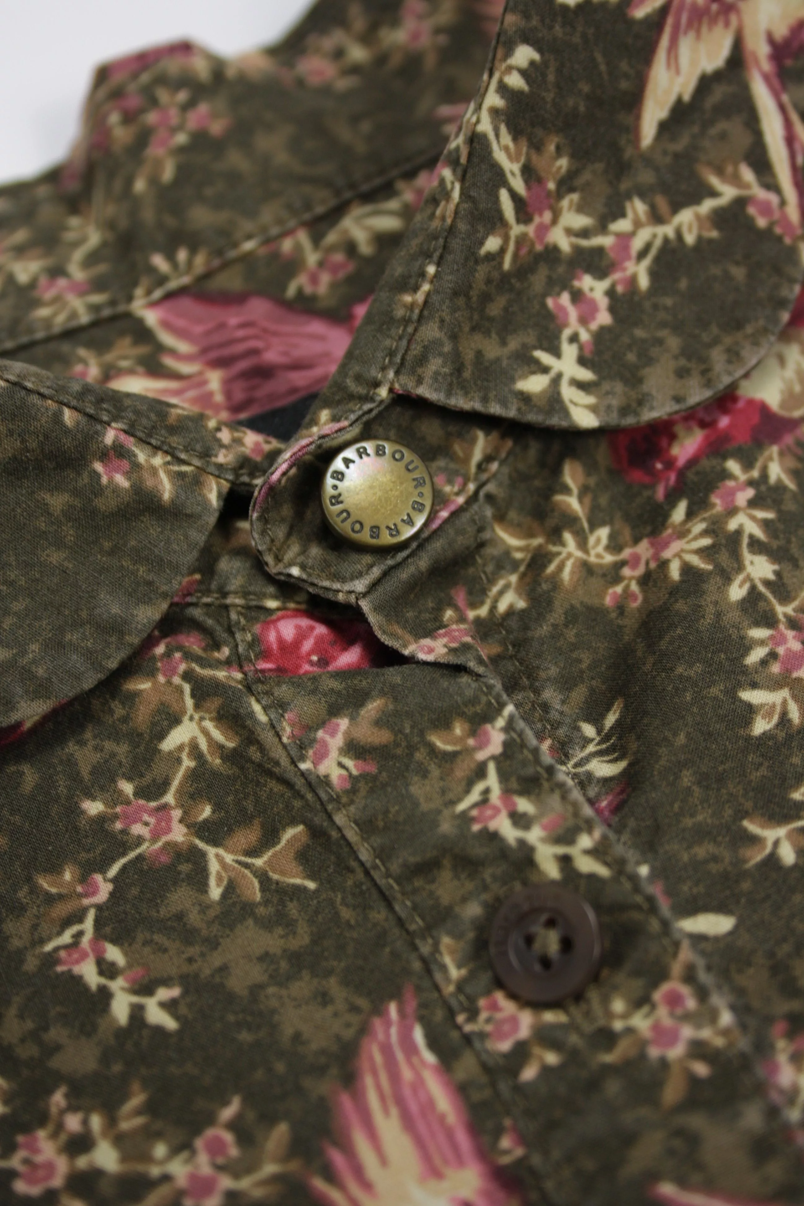 Barbour Button Ups Barbour Bantam Birds Printed Slim Fit LS Shirt Green