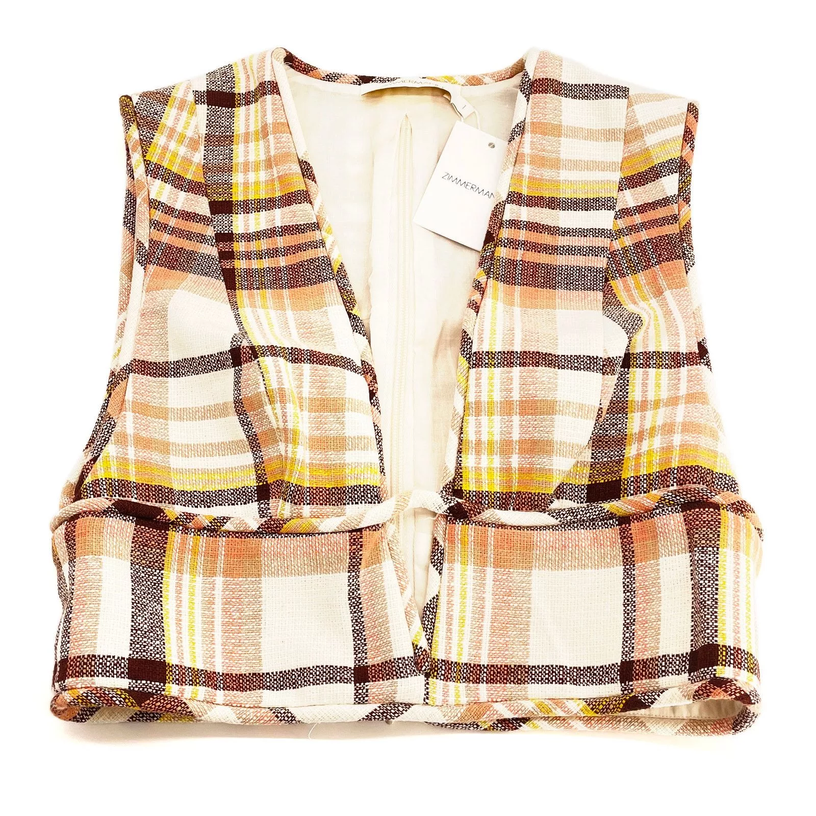 Zimmermann Bodysuits Zimmermann 2 Piece Matchmaker Check Bow Multi
