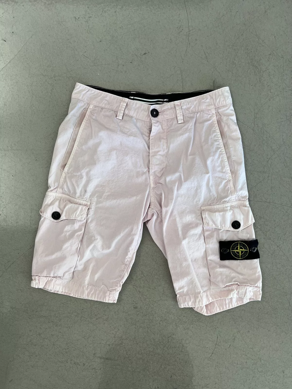 Stone Island Shorts Stone Island Pink Cargo Shorts