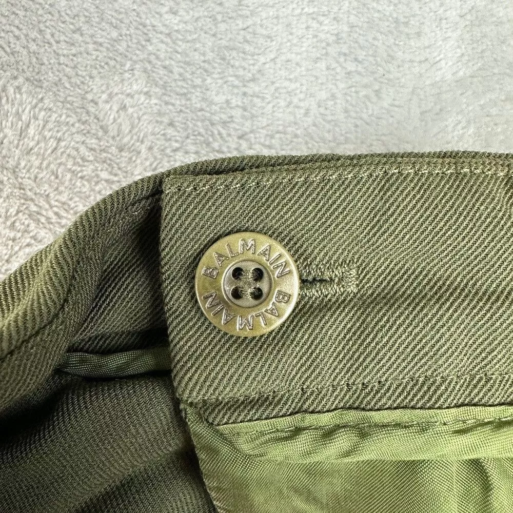 Balmain Jumpsuits Balmain Green Pants Women’s Size 38 EU