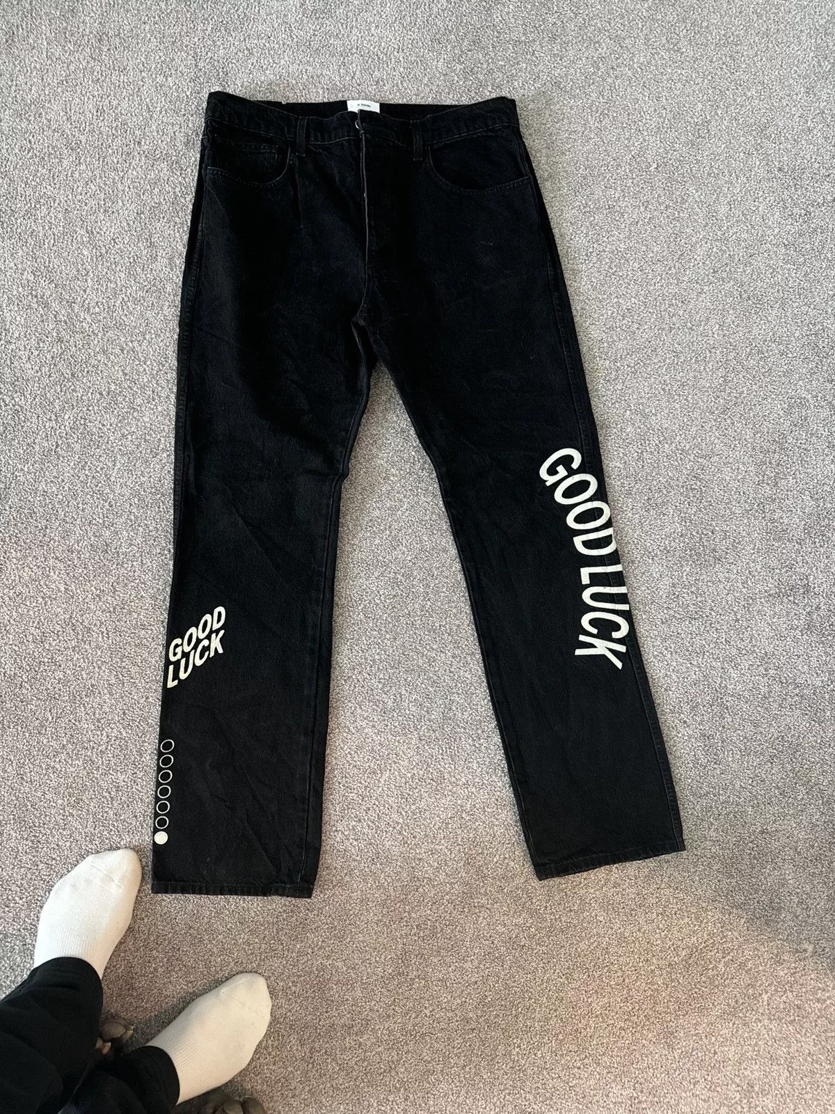 Mr. Saturday Denim Mr. Saturday Mr Saturday Straight Leg Denim Black