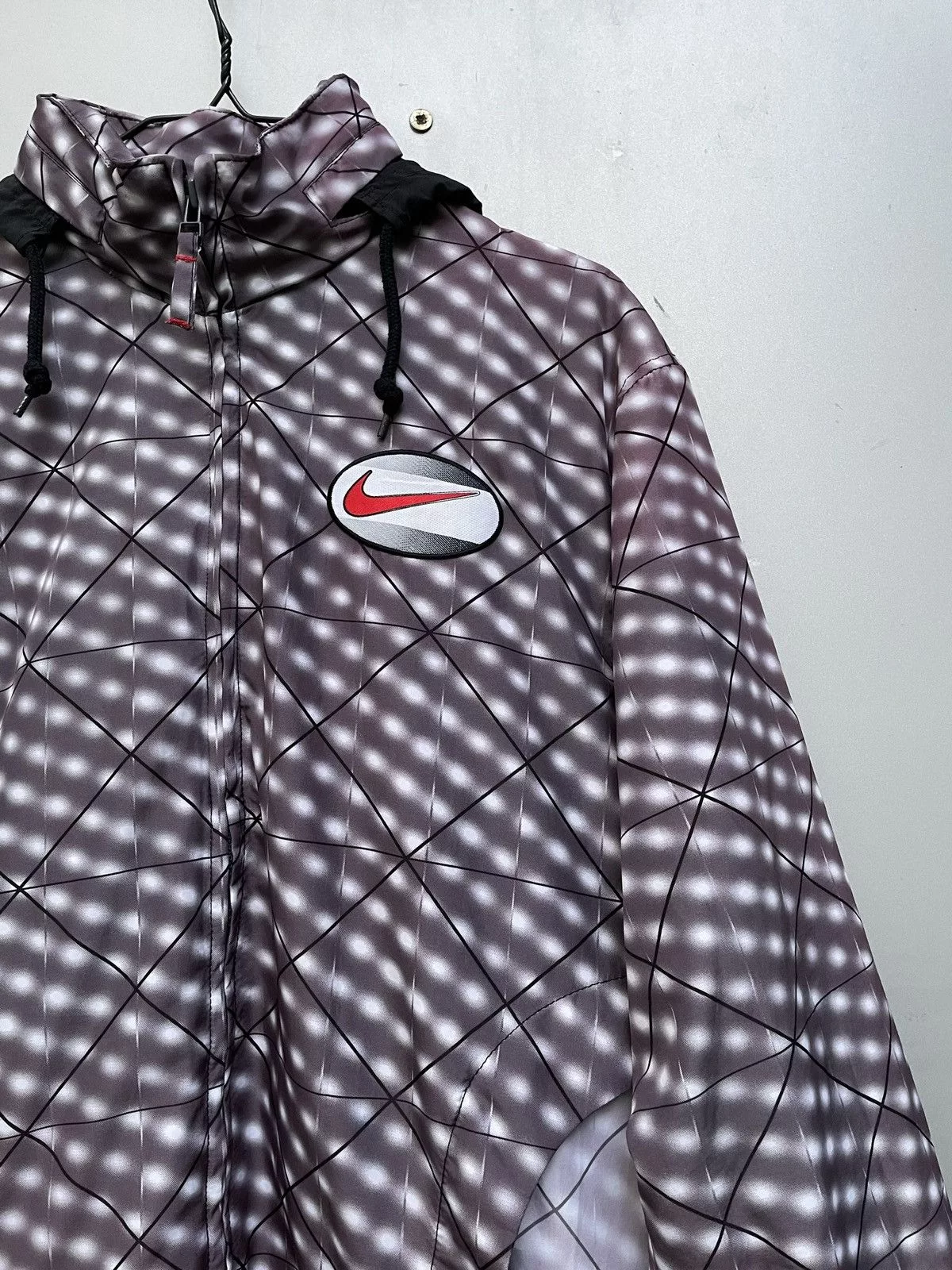 Nike Light Jackets Nike × Vintage Vintage Nike Jacket double logo Multi