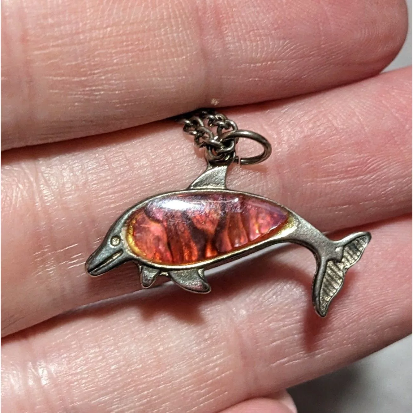 Other Necklaces Other Pink Shell Dolphin Necklace