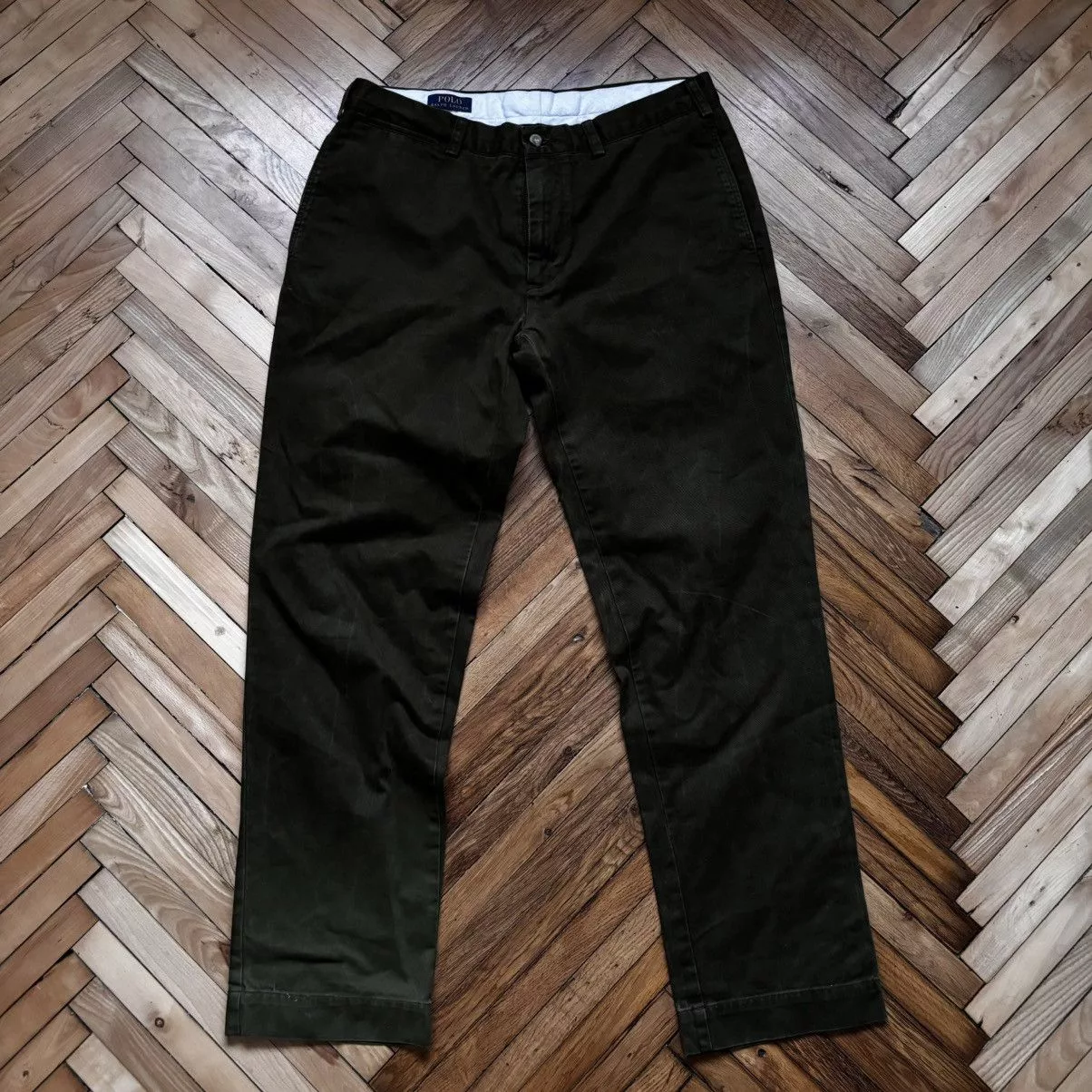 Polo Ralph Lauren Casual Pants Polo Ralph Lauren × Ralph Lauren Blue Label × Vintage Vintage Polo Ralph Lauren Chino Casual Pants Size 34/32 Green