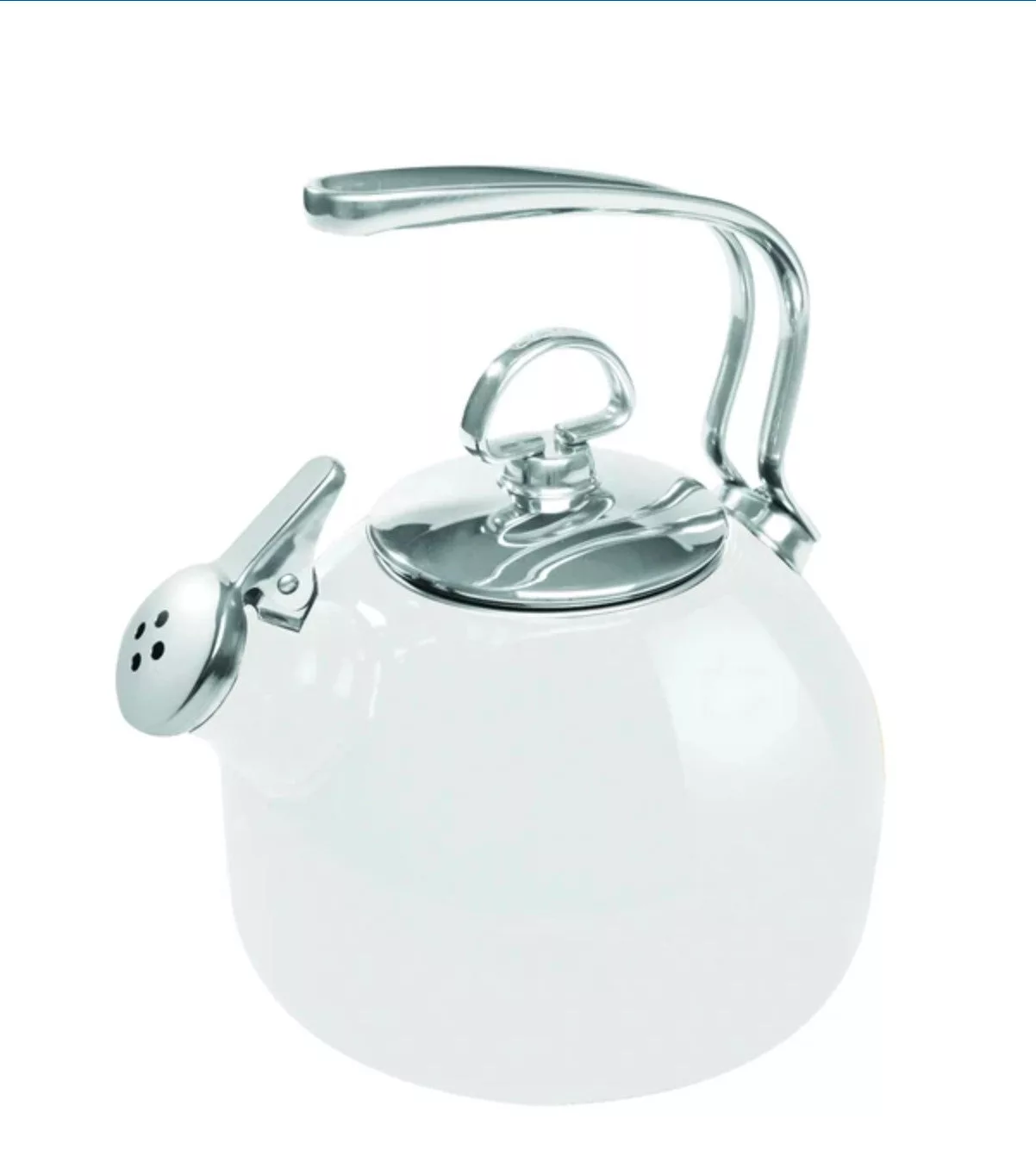1.8 qt Glass White Kettle