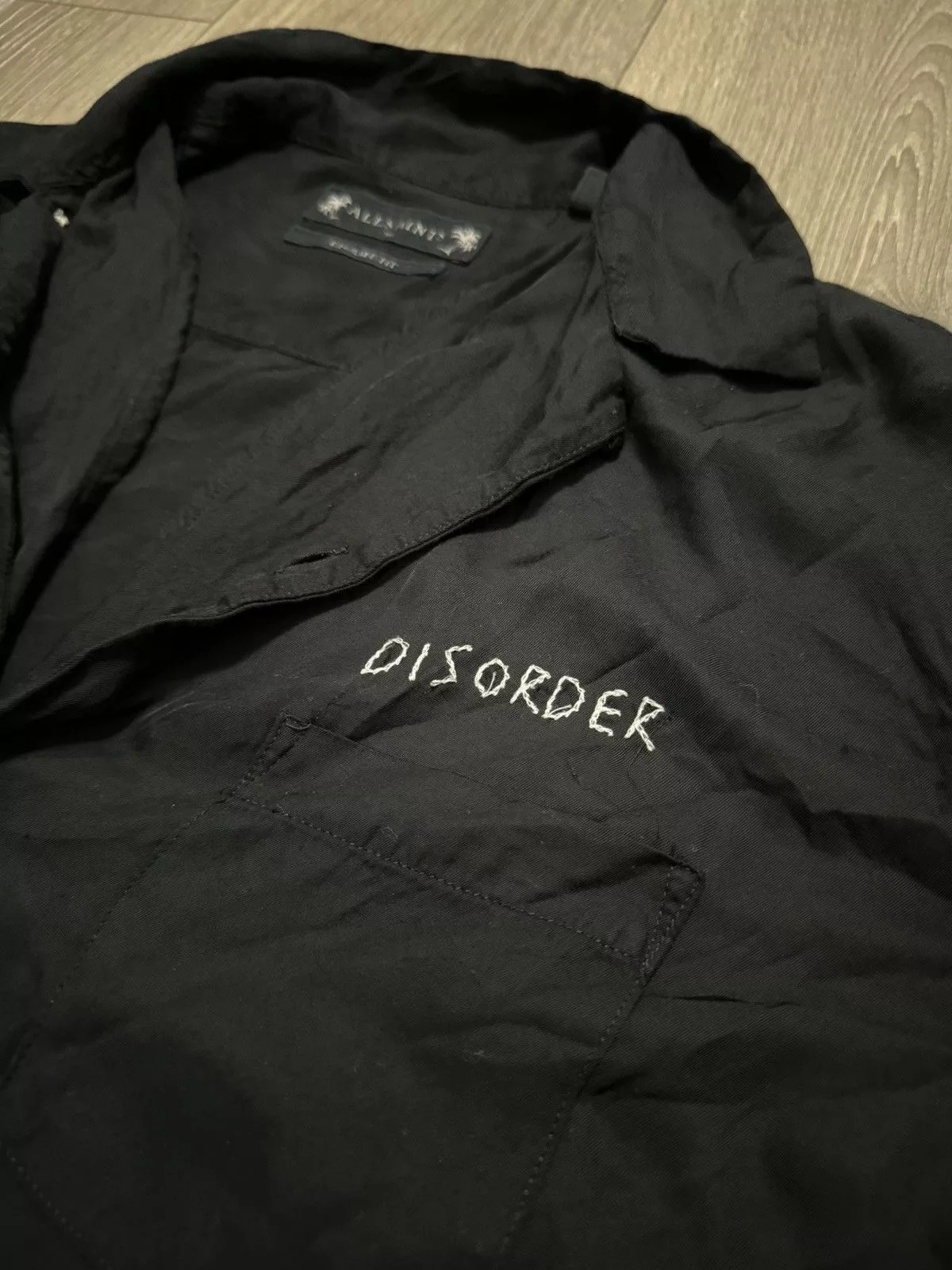 Allsaints Shirts Button Ups Allsaints black disorder button up shirt