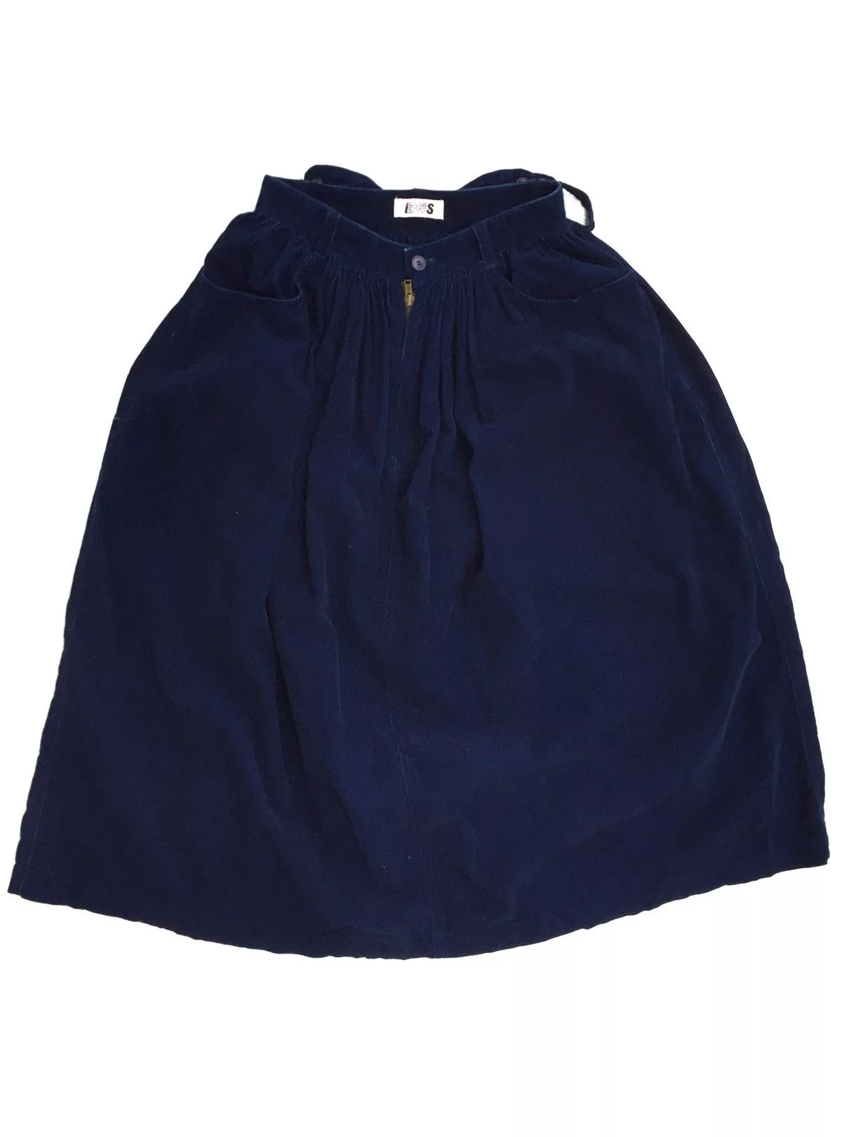 Issey Miyake Shorts Vintage 80s Issey Miyake Sport Navy Blur Corduroy Blue
