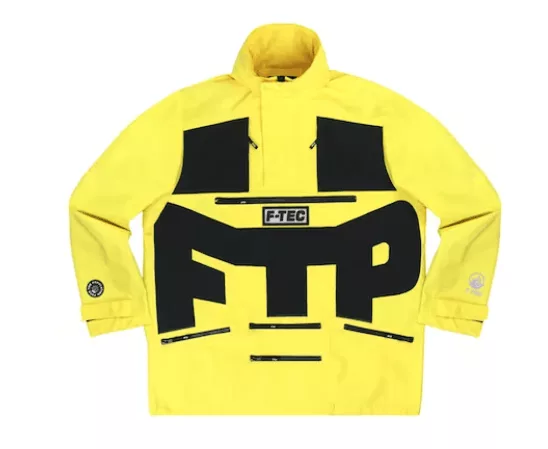 Fuck The Population Light Jackets Fuck The Population FTP F-Tec Anorak Yellow Size XL