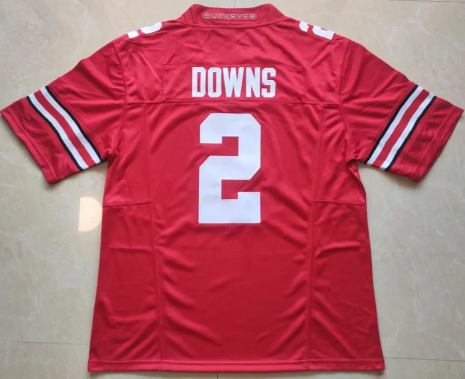 Other Jerseys Other Men's Ohio State Buckeyes #2 Caleb Downs Jersey Red
