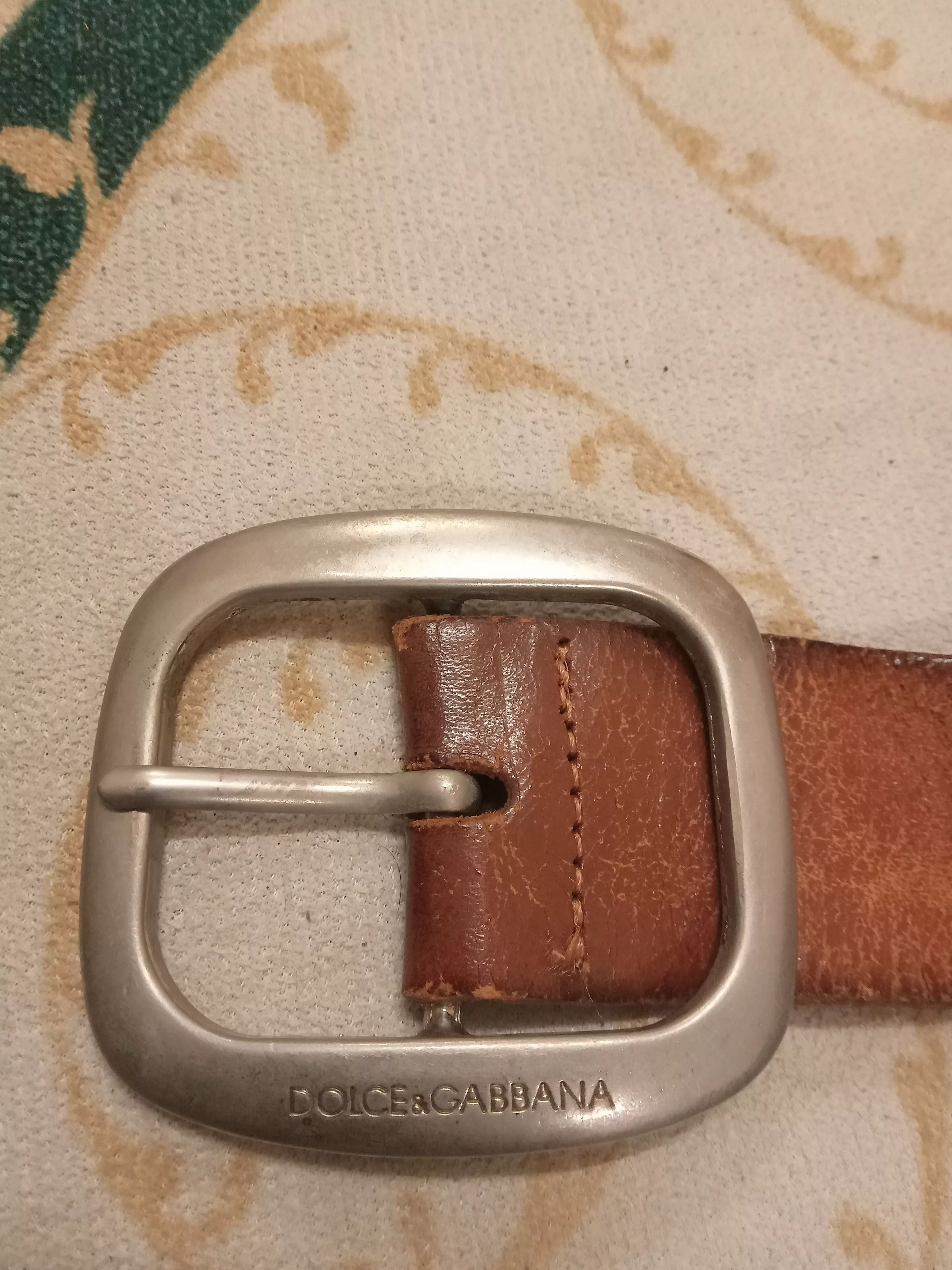 Dolce & Gabbana Belts Vintage Dolce & Gabbana Rare Studs Leather Belt Brown