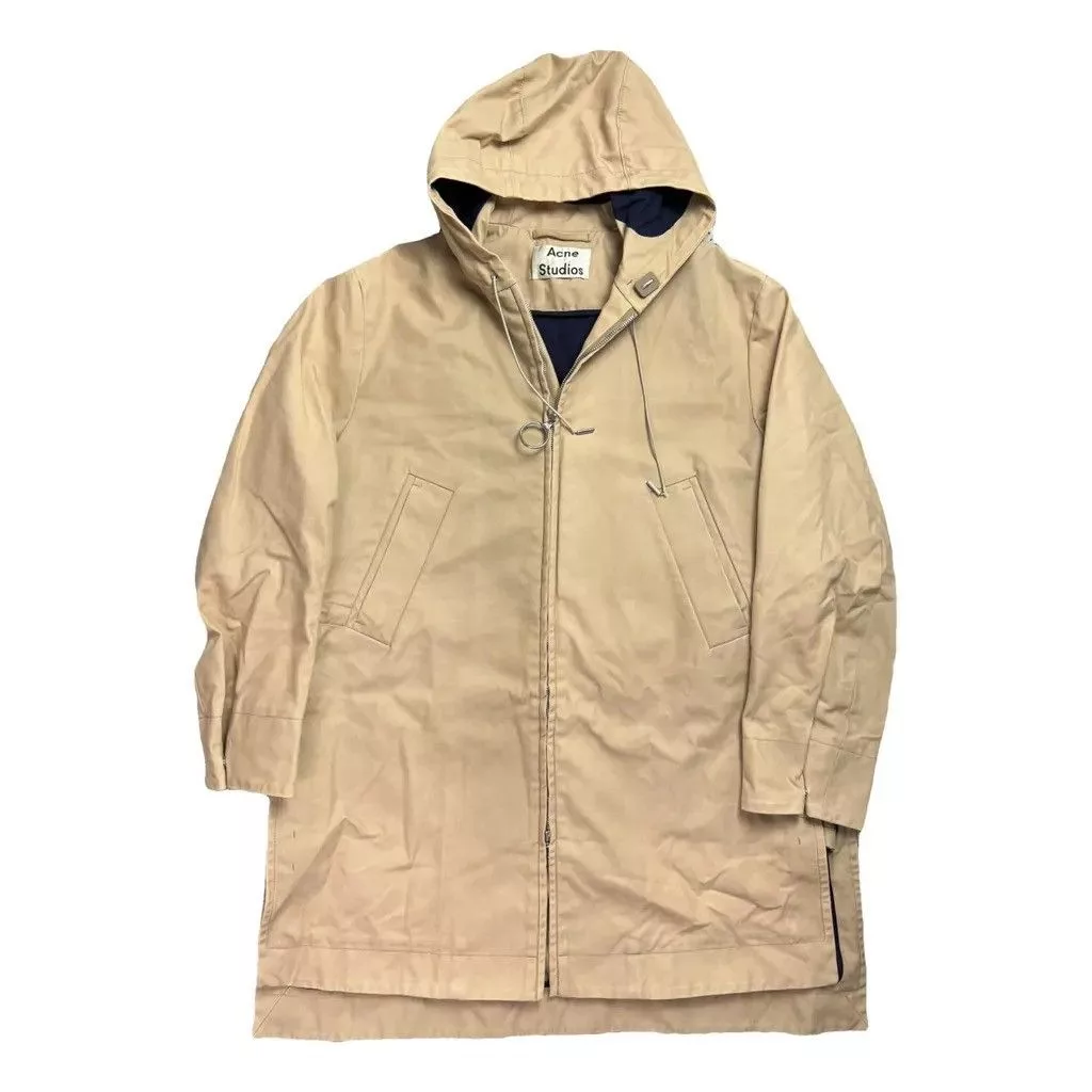 Acne Studios Coats Acne Studios Melt Coat Beige Size 46 fit XL