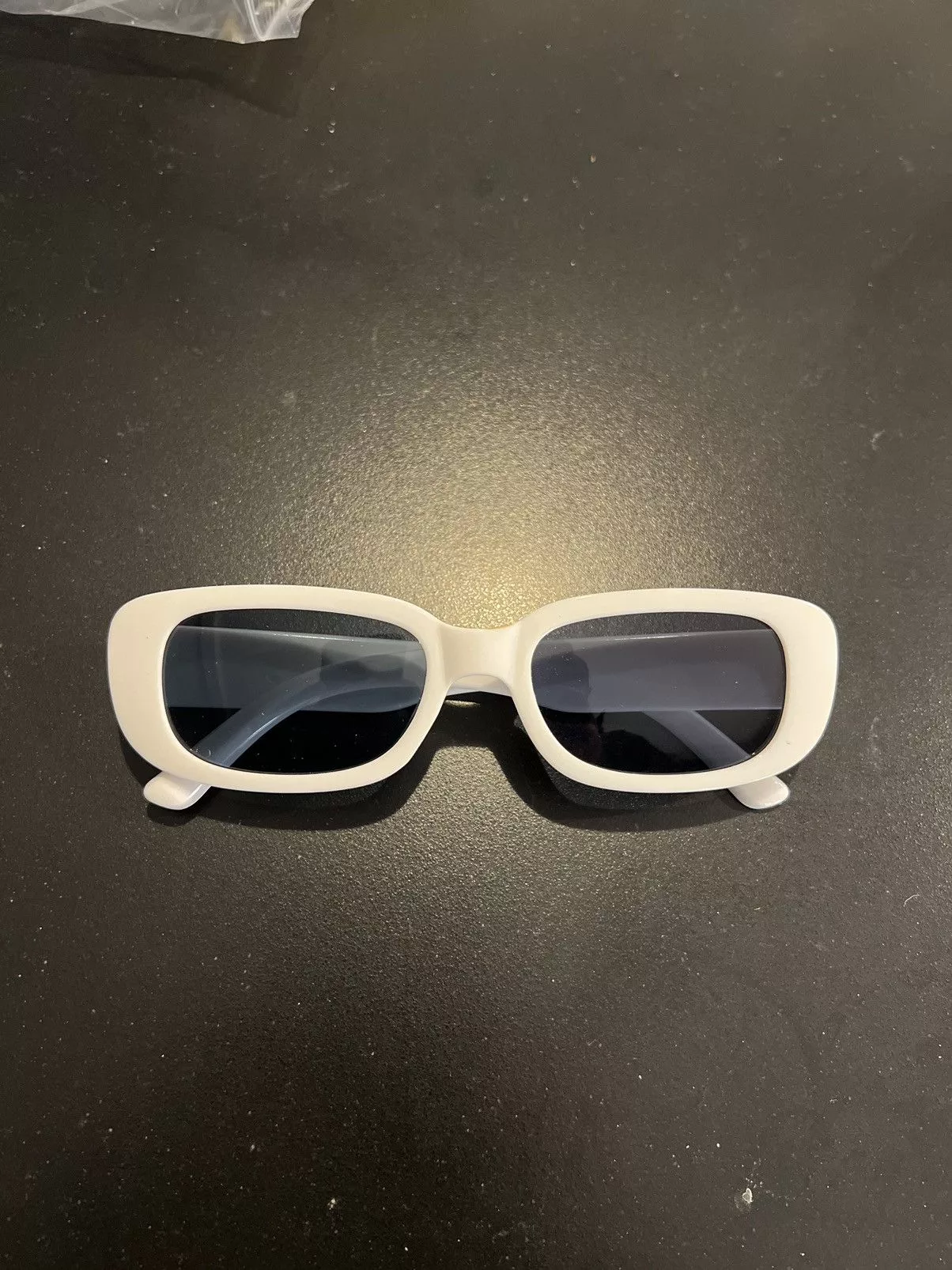 Japanese Brand Sunglasses Japanese Brand White sunglasses black lenses