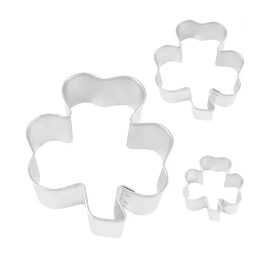 Shamrock 3 pc Cookie Cutter Set