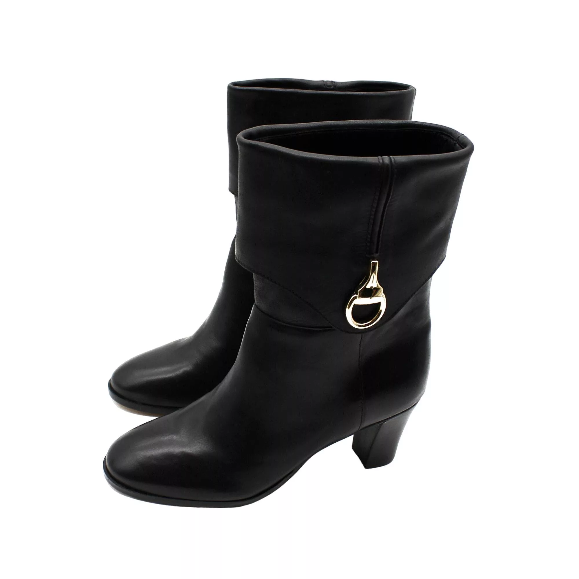 Other Boots Other Arezzo Womans Heeled Boots- Black
