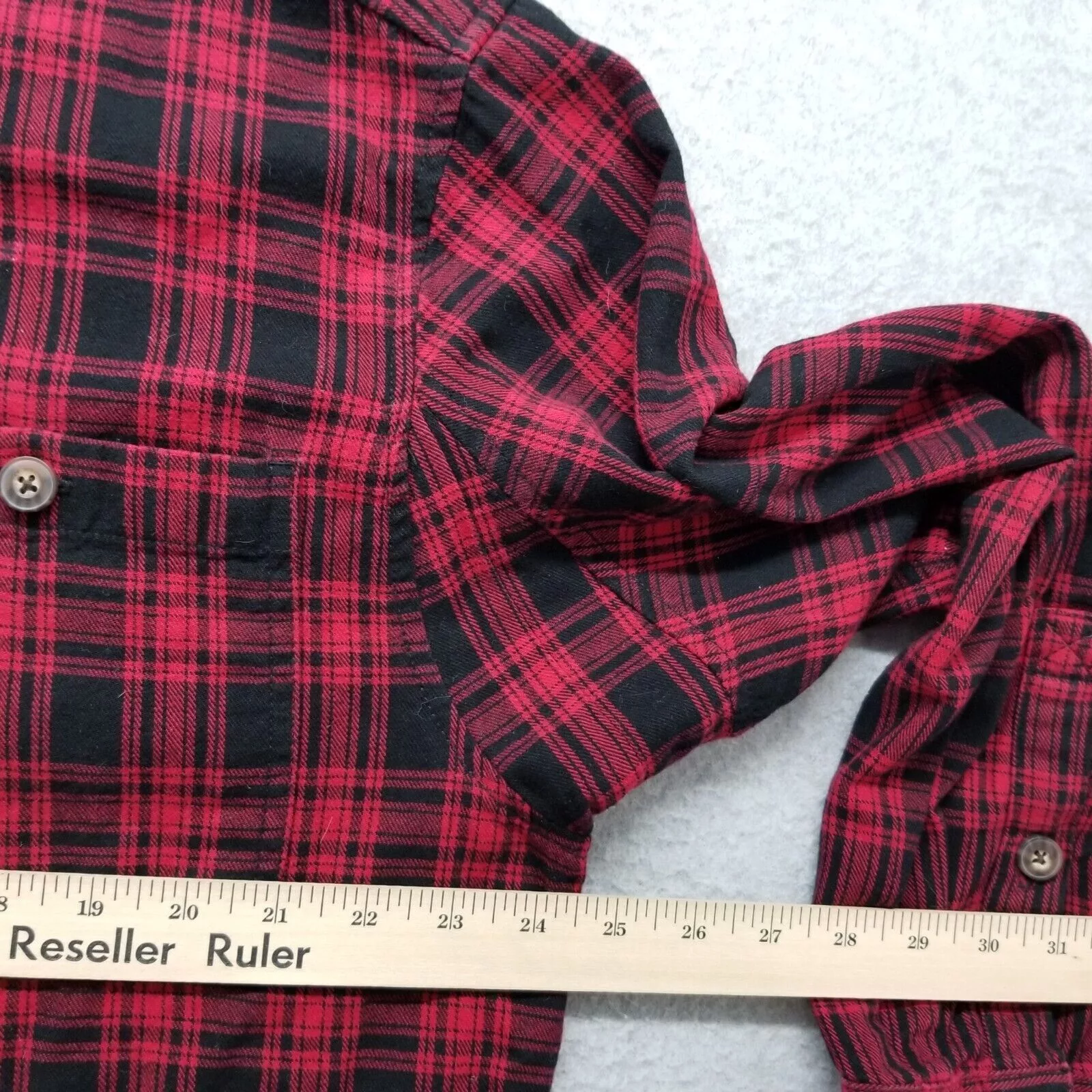 Duluth Trading Company Shirts Button Ups Duluth Trading Company Duluth Trading Flannel Shirt L Plaid Button Up Long Sleeve Red