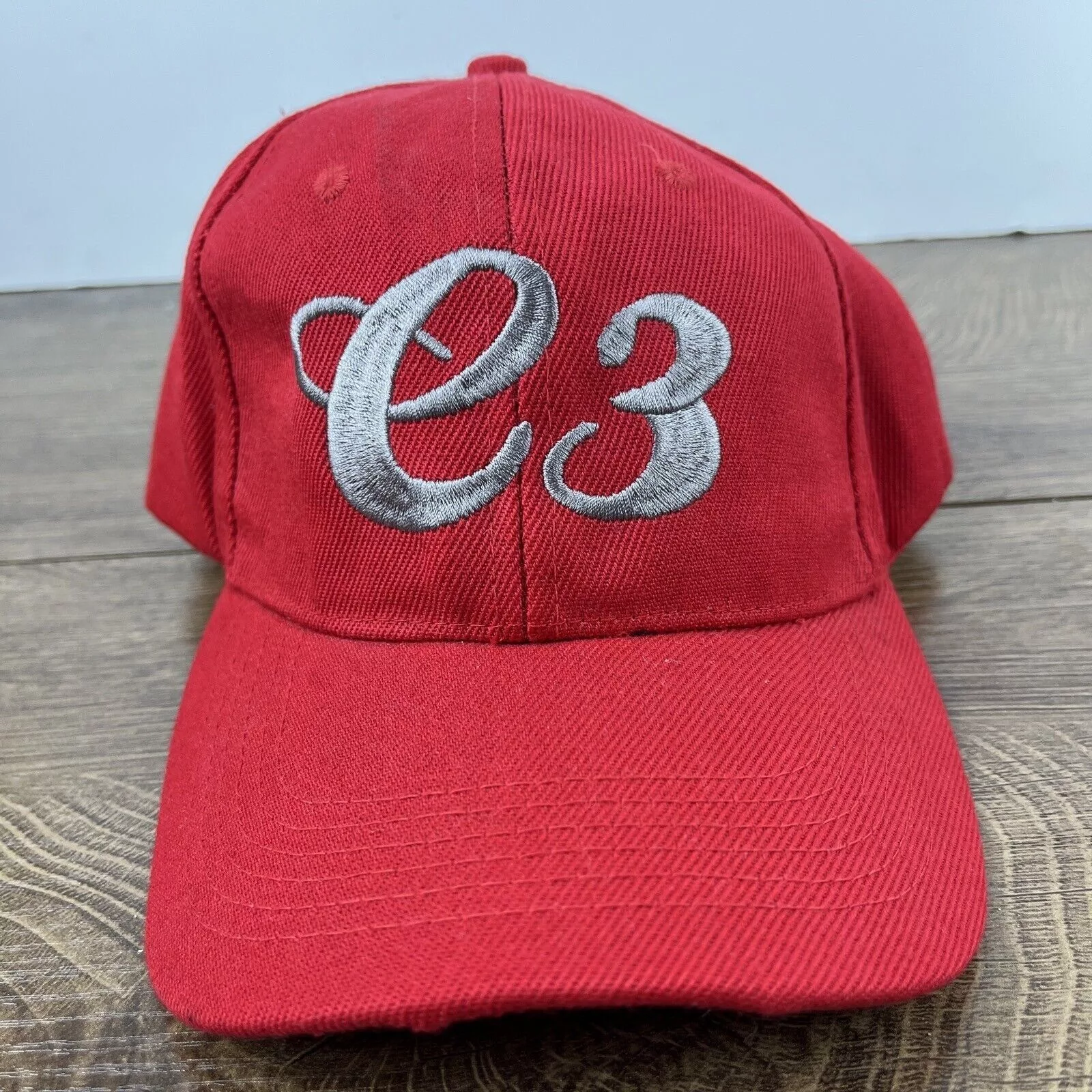 Other Hats Other E3 Hat e3 Hat Red Adjustable Hat Adult Size Hat Red Cap