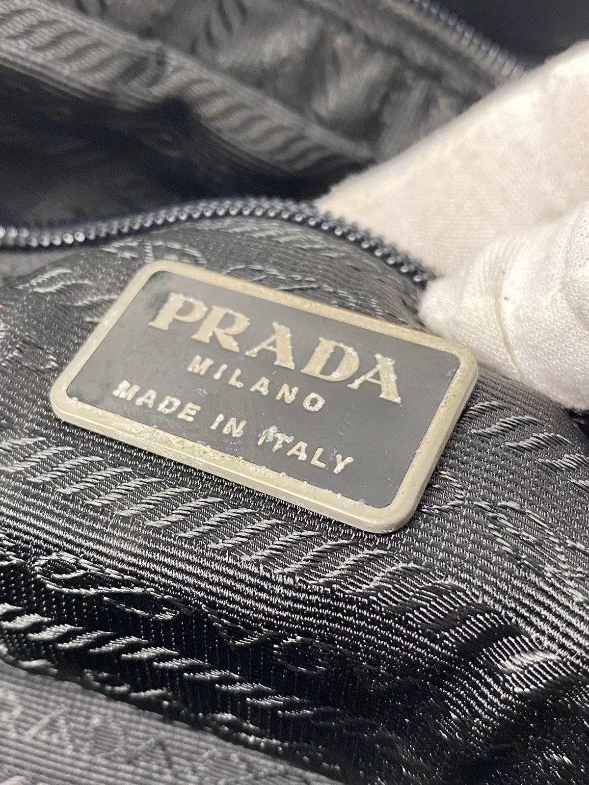 Prada Shoulder Bags Prada Tessuto Nero Nylon Shoulder Bag Black