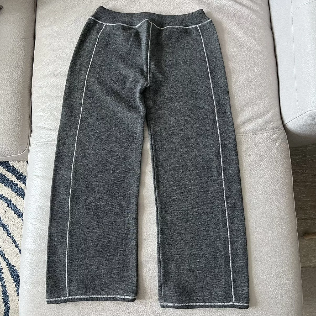 Louis Vuitton Sweatpants Louis Vuitton Grey Cotton Wool Mixed Sweatpants Gray