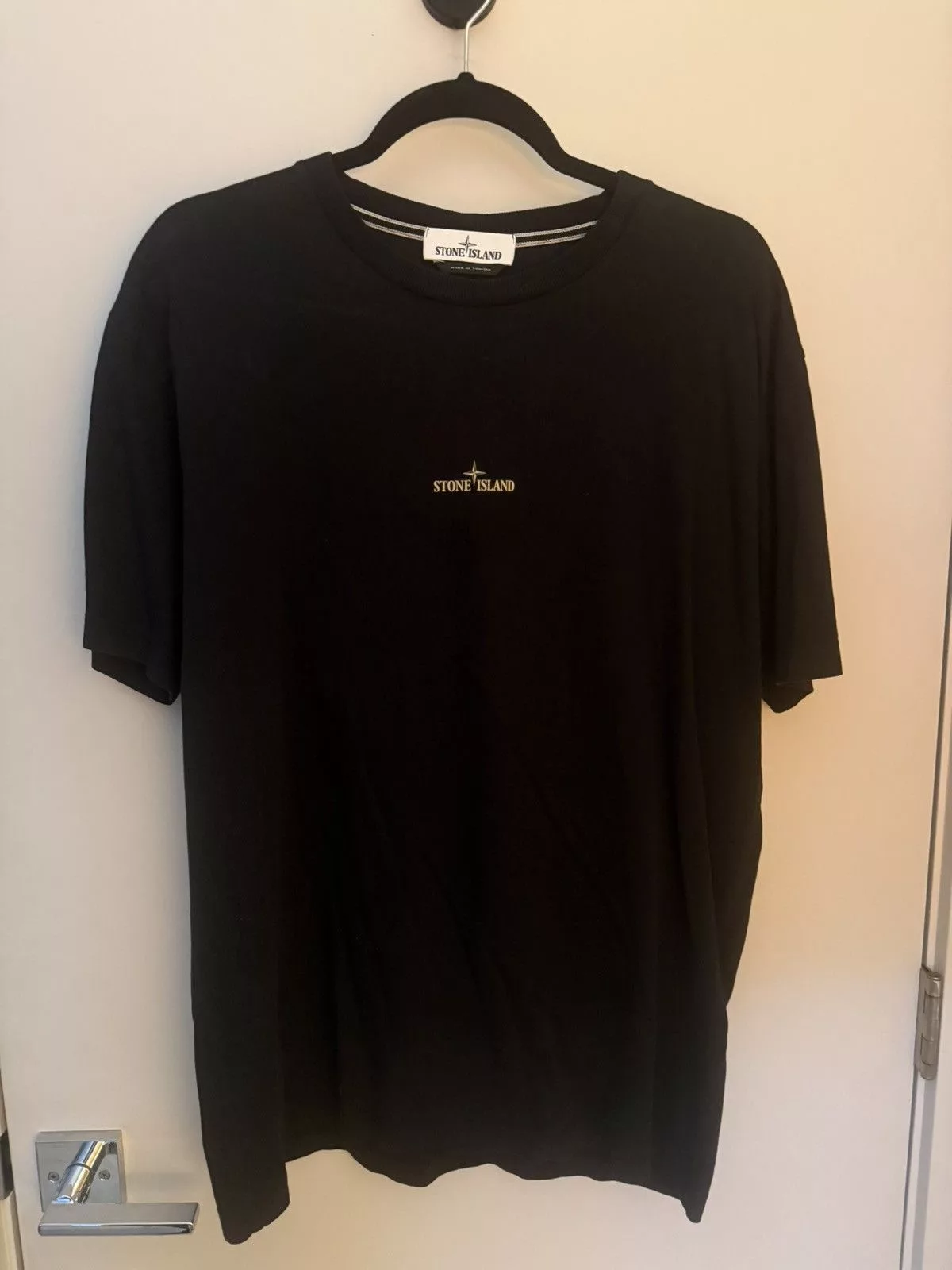 Stone Island Short Sleeve T Shirts Stone Island tee Black