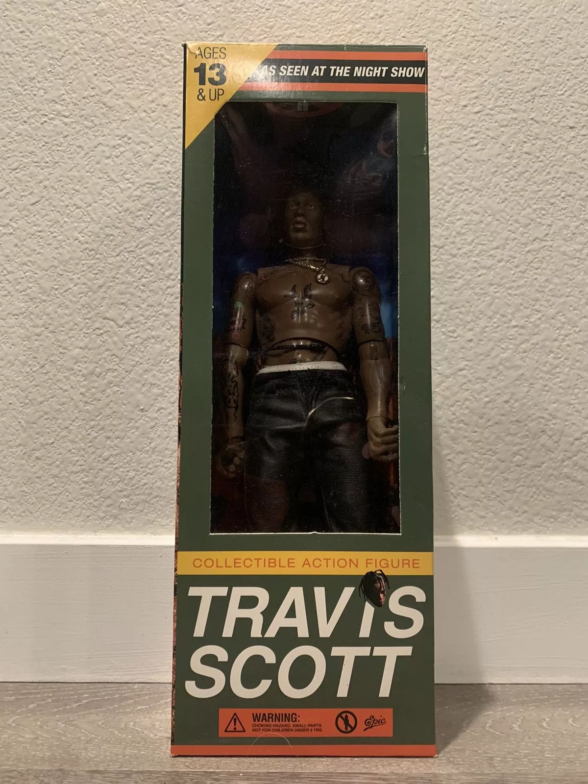 Travis Scott Miscellaneous TRAVIS SCOTT RODEO ACTION FIGURE Green