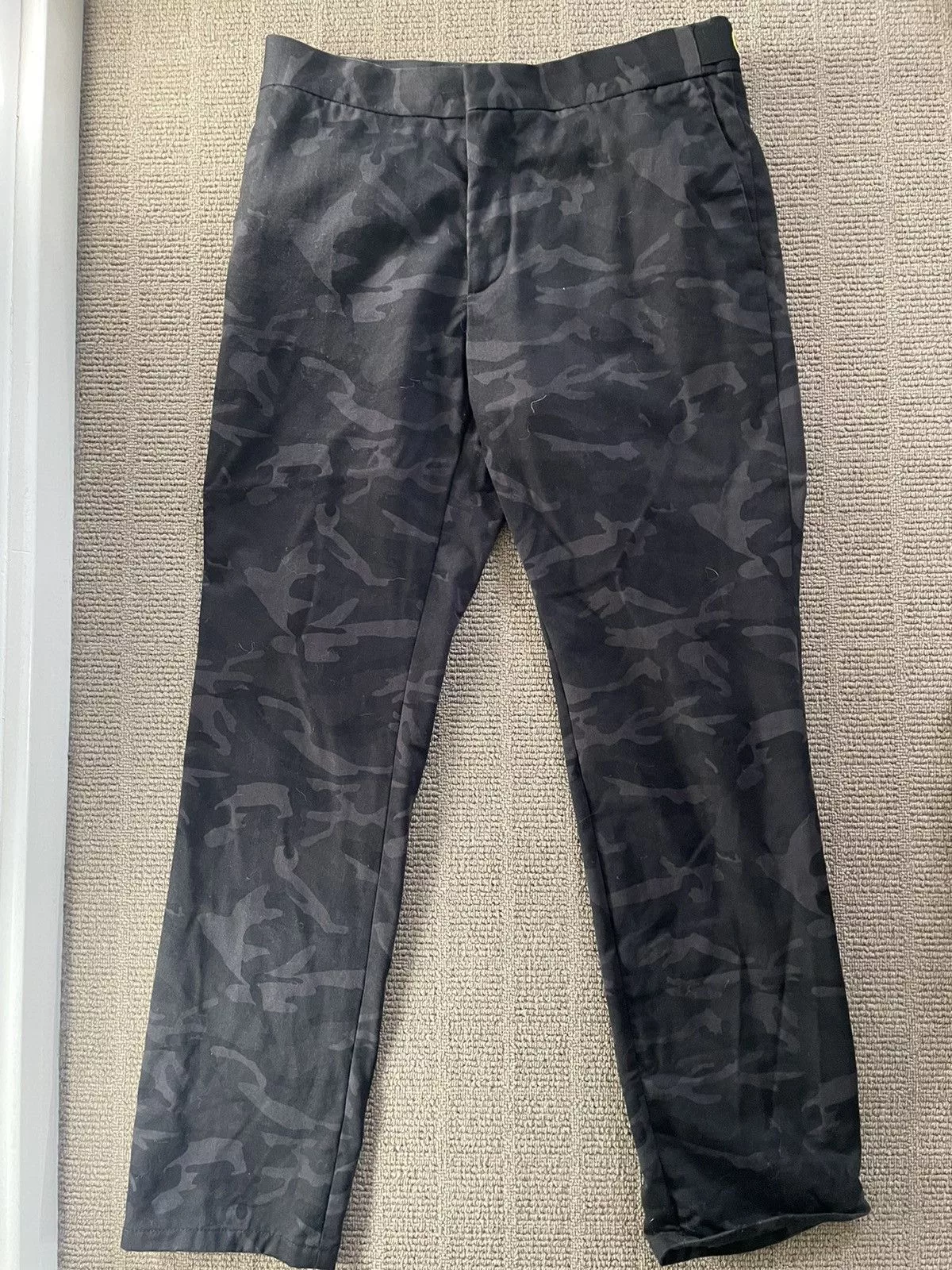 Raf Simons Casual Pants Raf Simons × Sterling Ruby Raf Simons x Sterling Ruby Camo Pants Blue